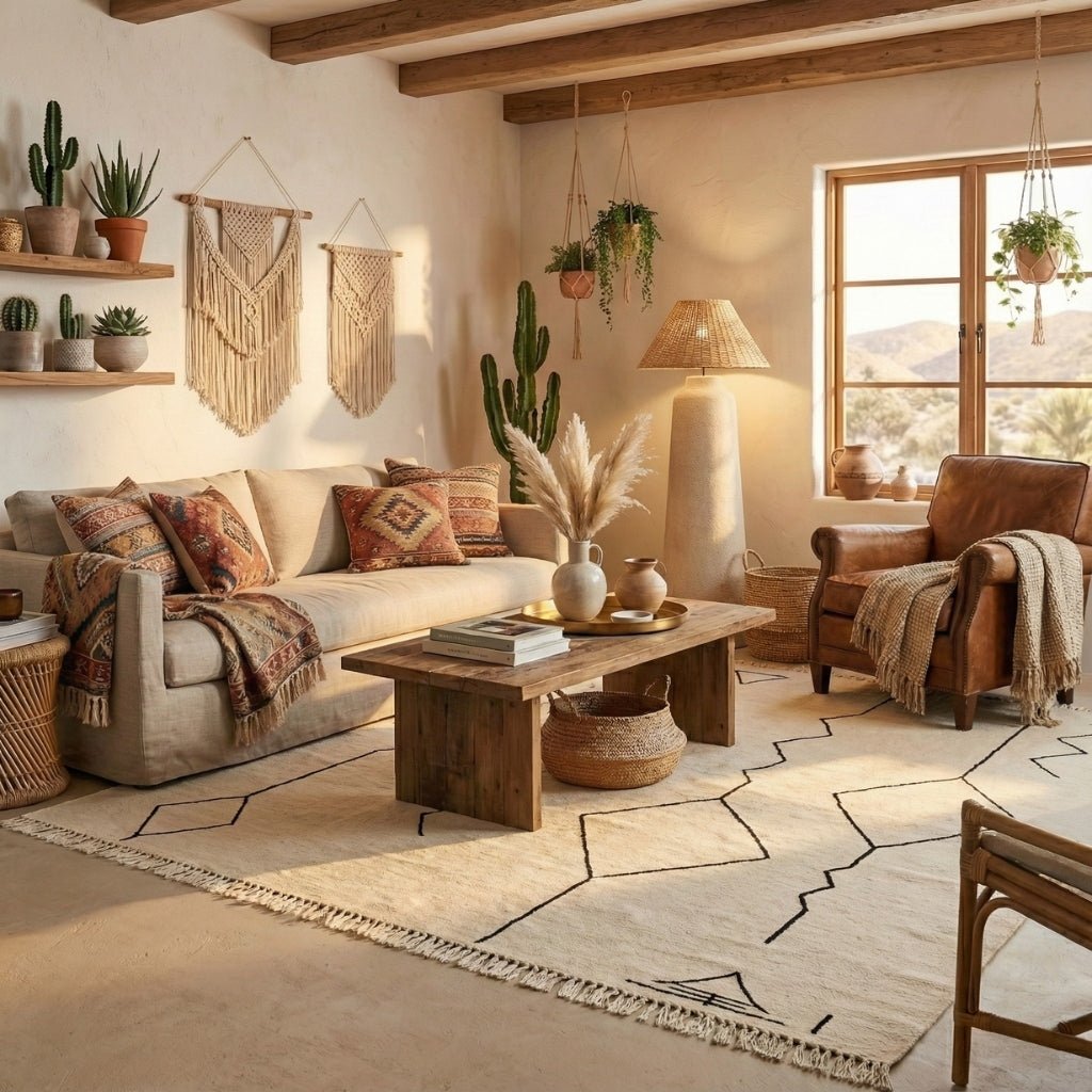 Anir - Flatweave Moroccan rug - Benisouk