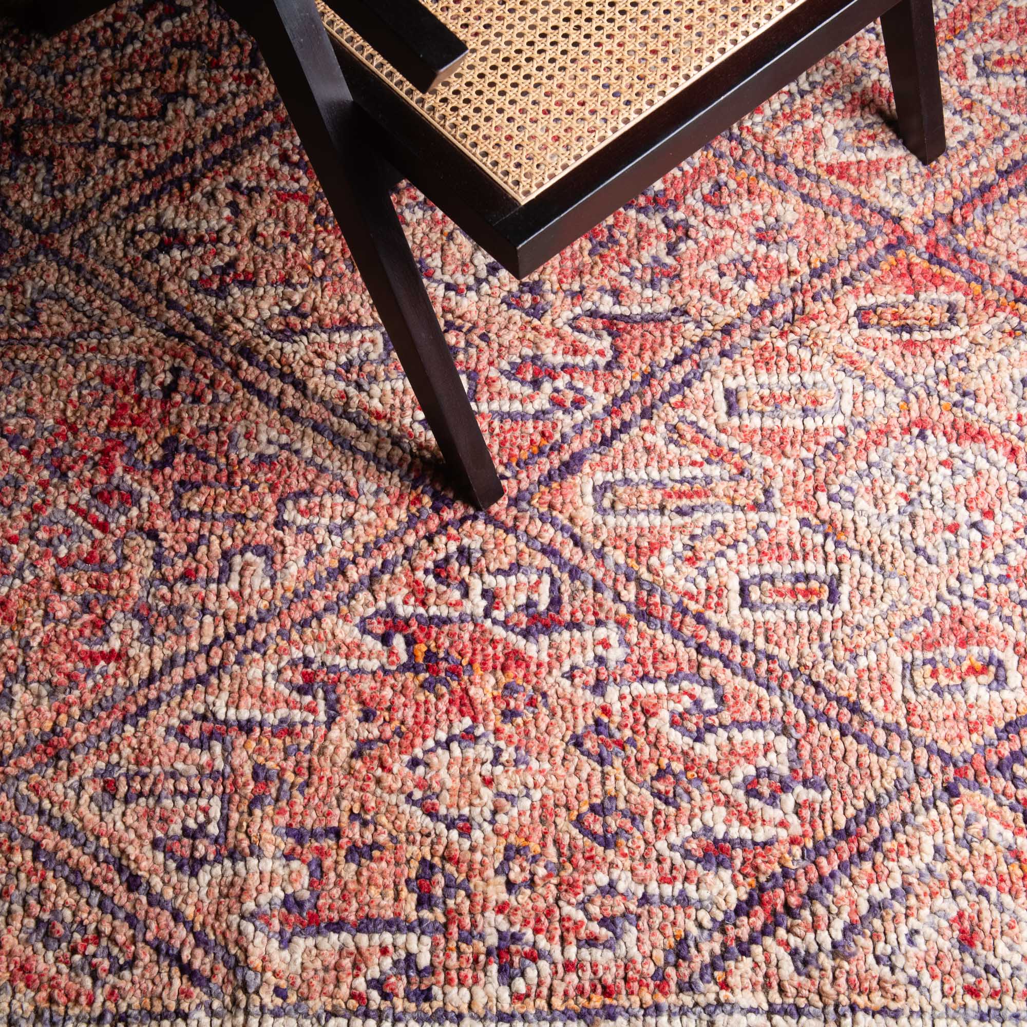 Anna - vintage beni mguild rug - Benisouk
