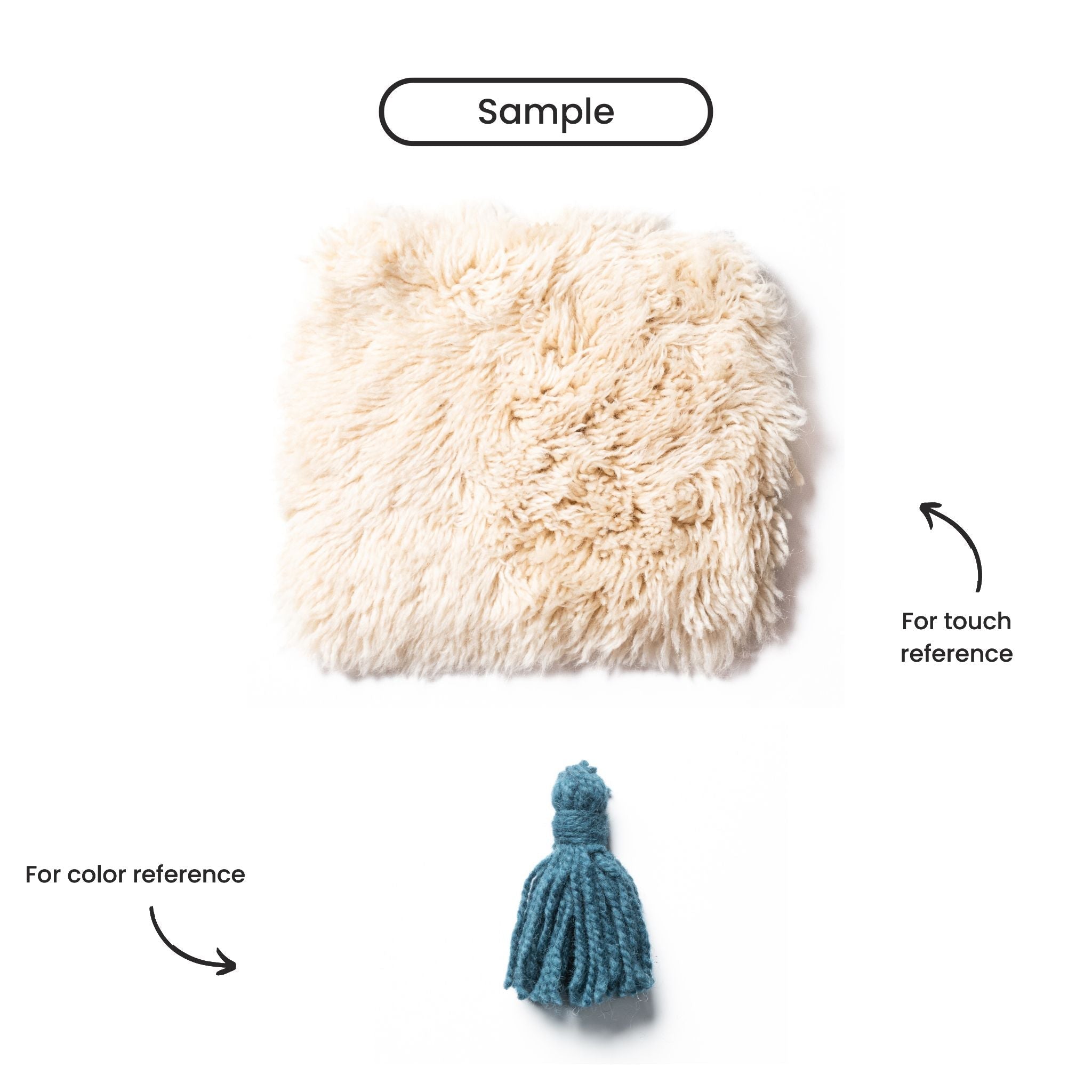 Aquamarine Dreams - Luxury Shag Moroccan Rug - Benisouk