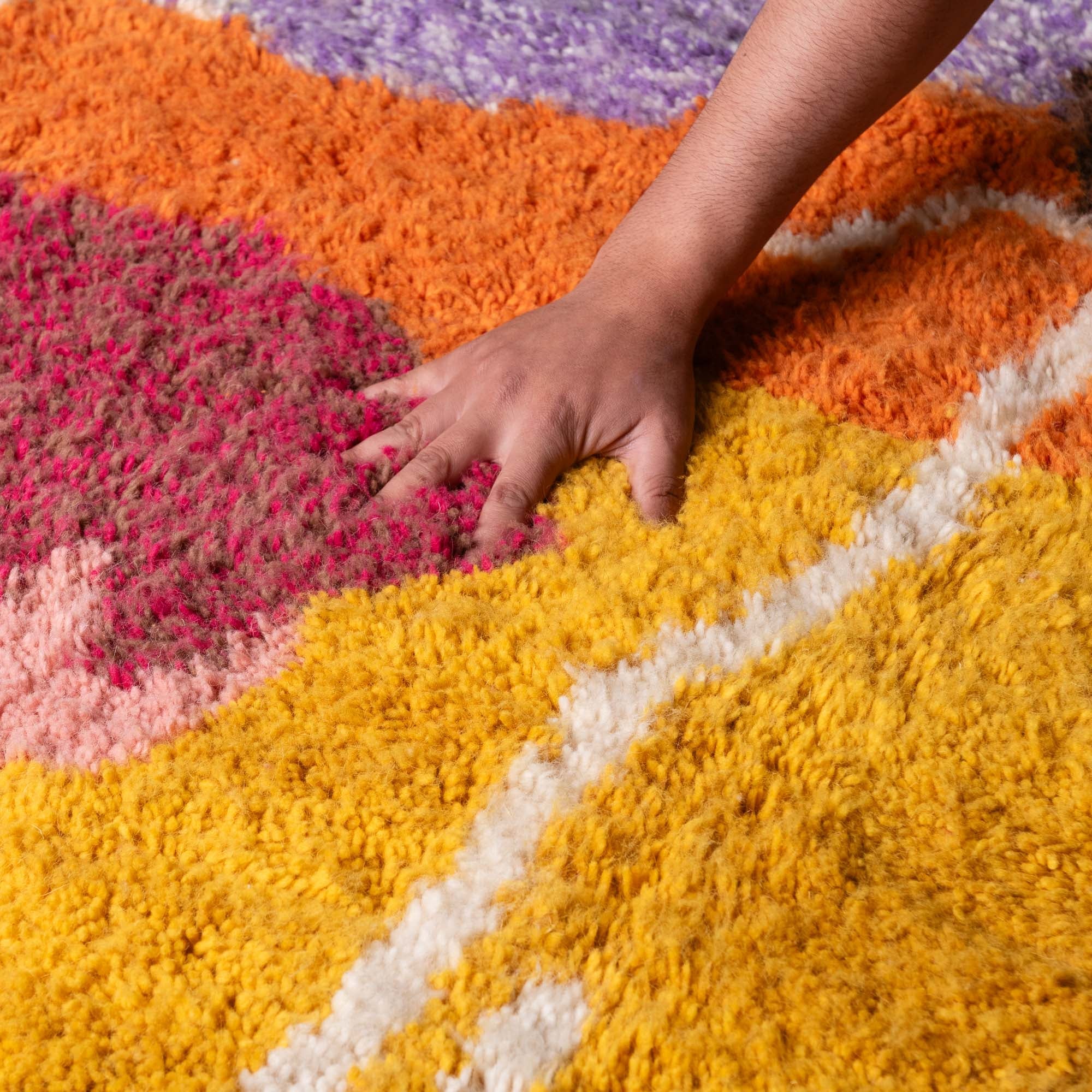 Arinas - Shag Moroccan rug - Benisouk