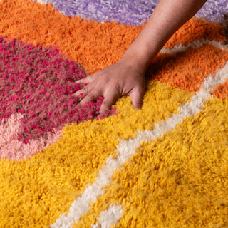 Arinas - Shag Moroccan rug - Benisouk