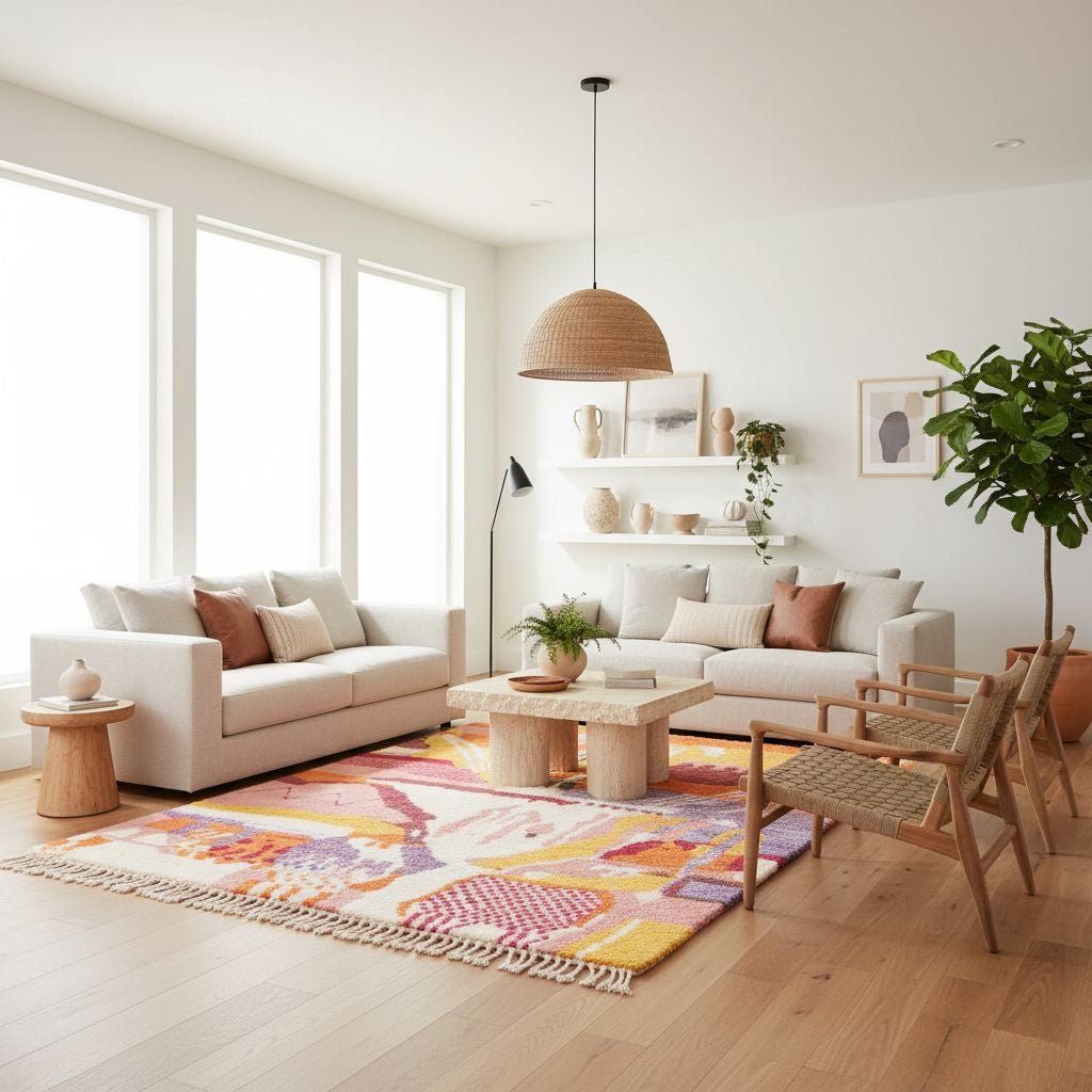 Arinas - Shag Moroccan rug - Benisouk