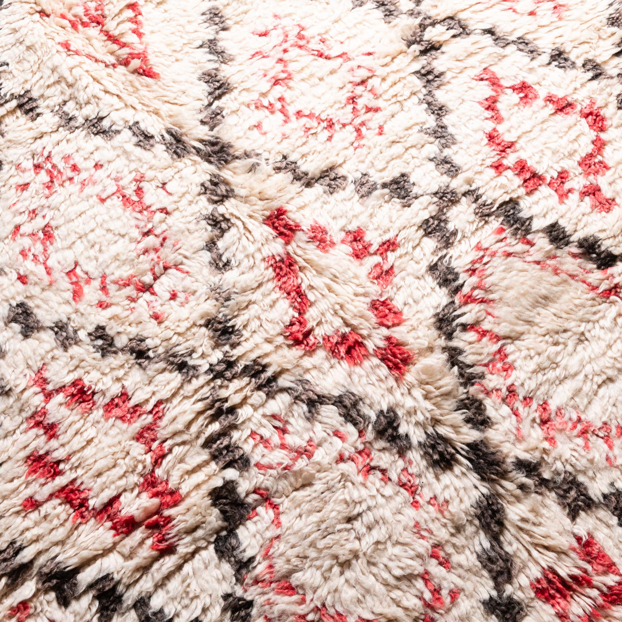 Asmaa - vintage beni ourain rug - Benisouk