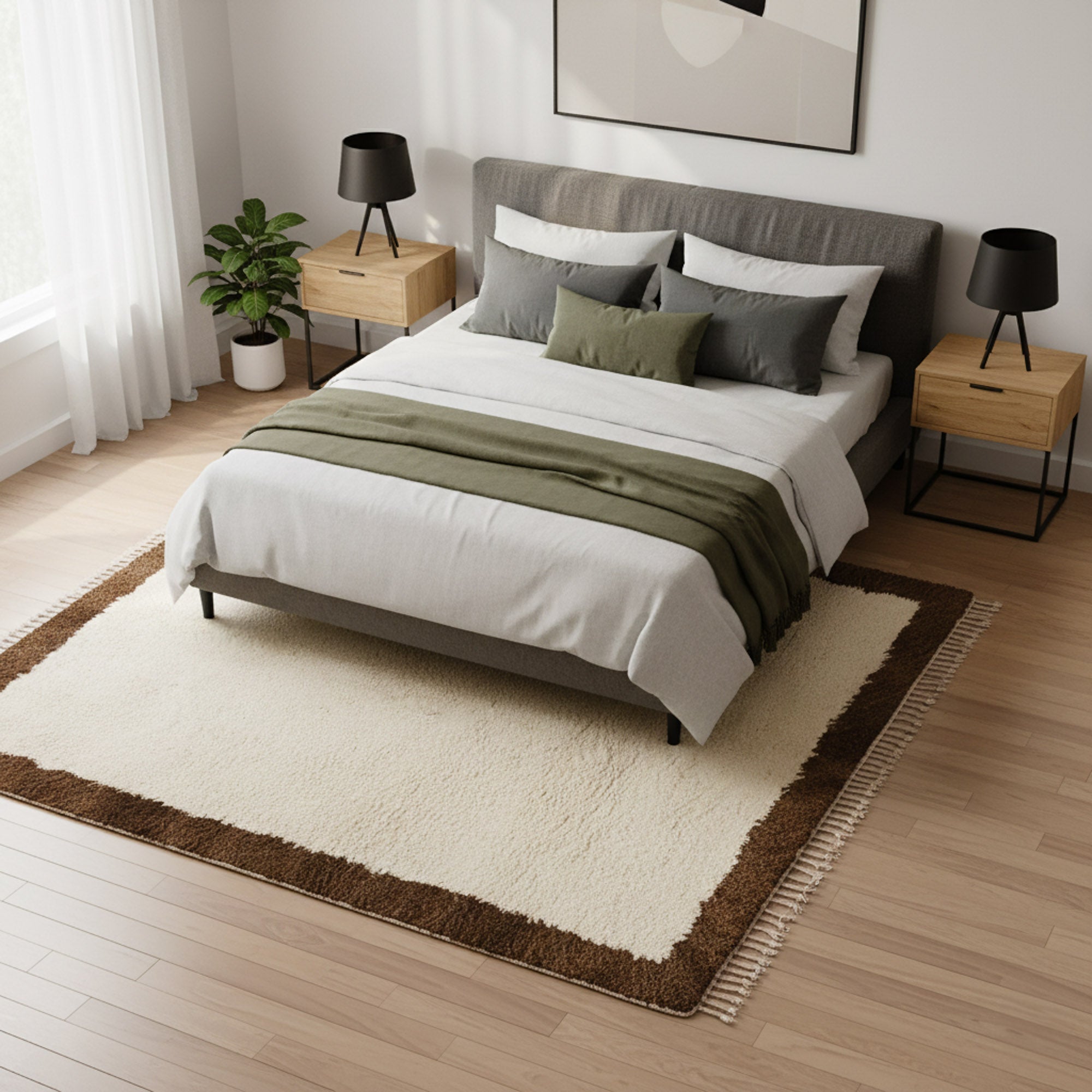 Assia - Shag Moroccan rug - Benisouk