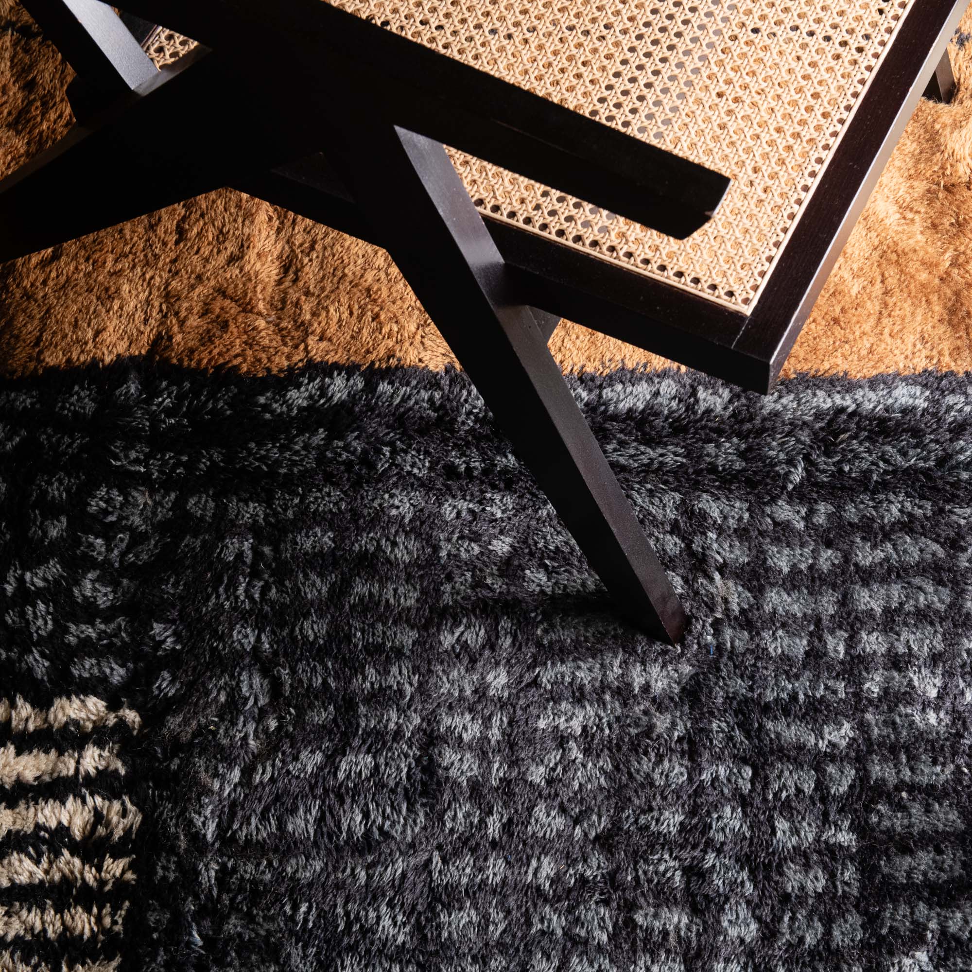 Astral Tango - Luxury Shag Moroccan Rug - Benisouk