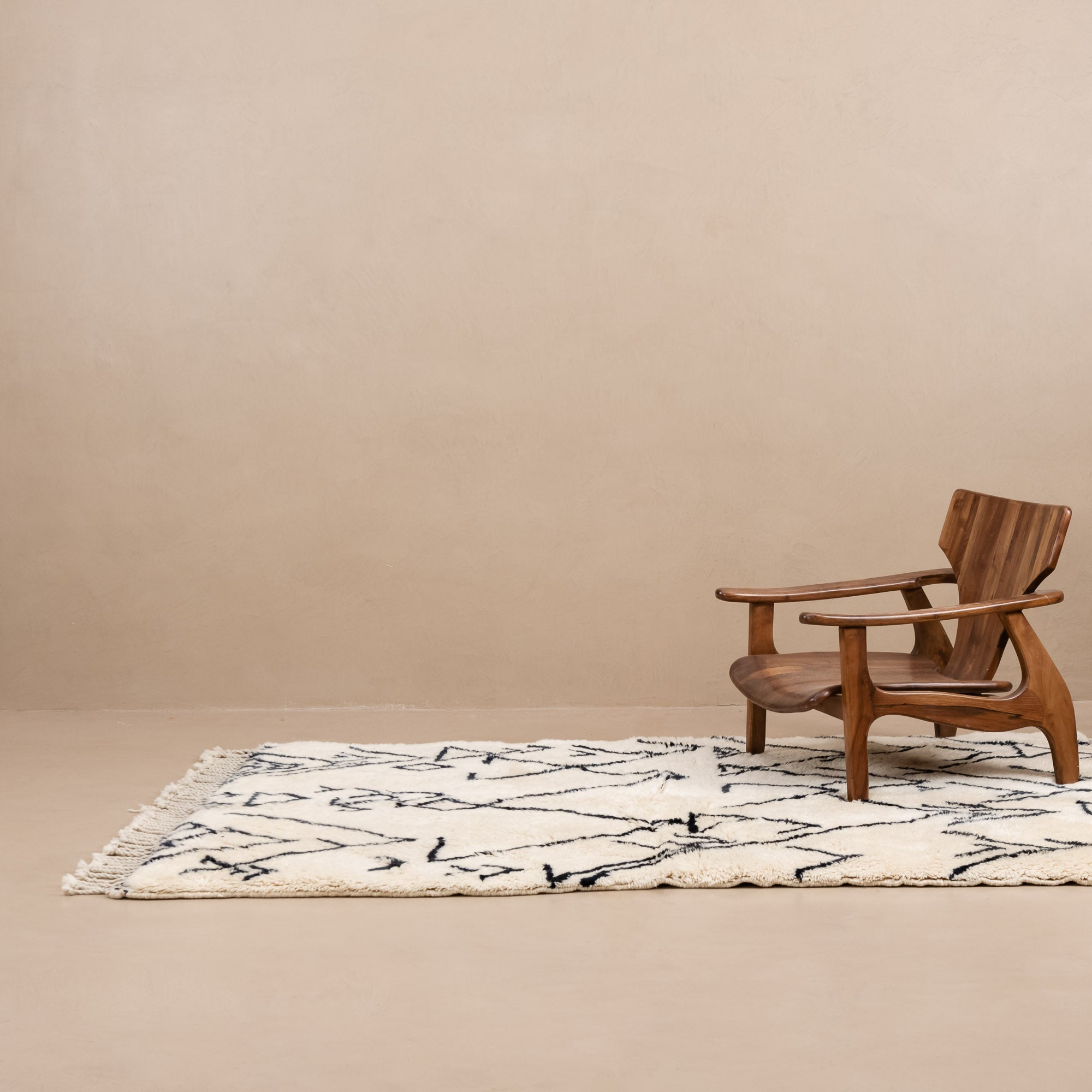 Atlas Mountains - Luxury Shag Moroccan Rug - Benisouk