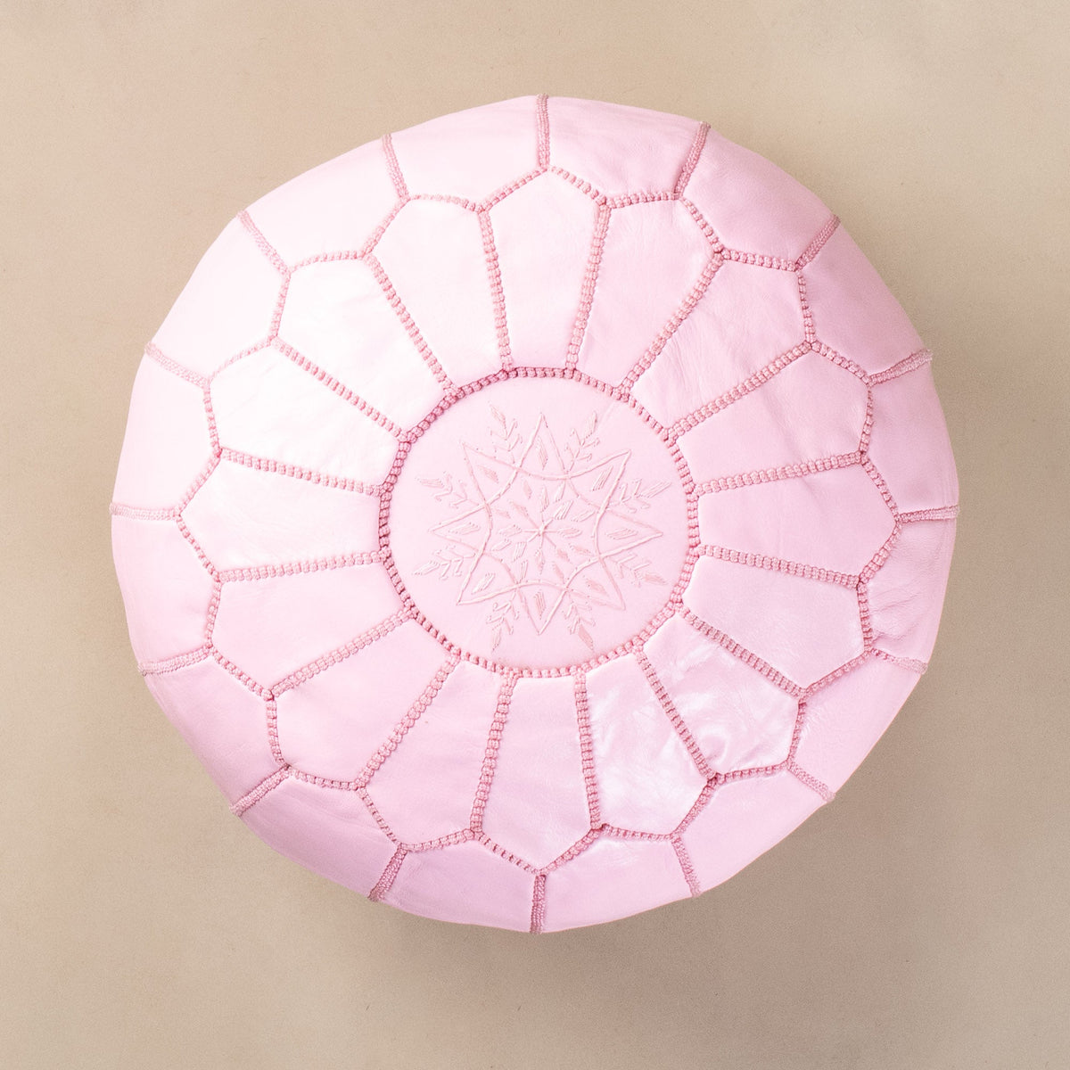 Authentic Moroccan Leather Pouf