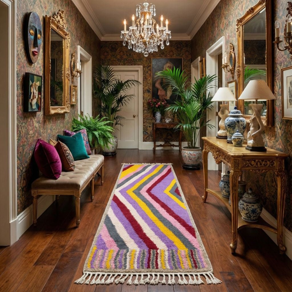 Awtar - Shag Moroccan runner rug - Benisouk