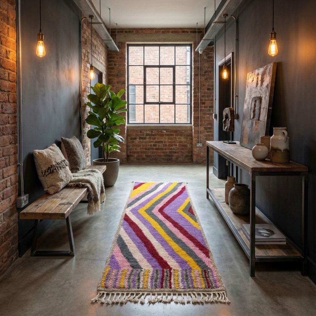 Awtar - Shag Moroccan runner rug - Benisouk