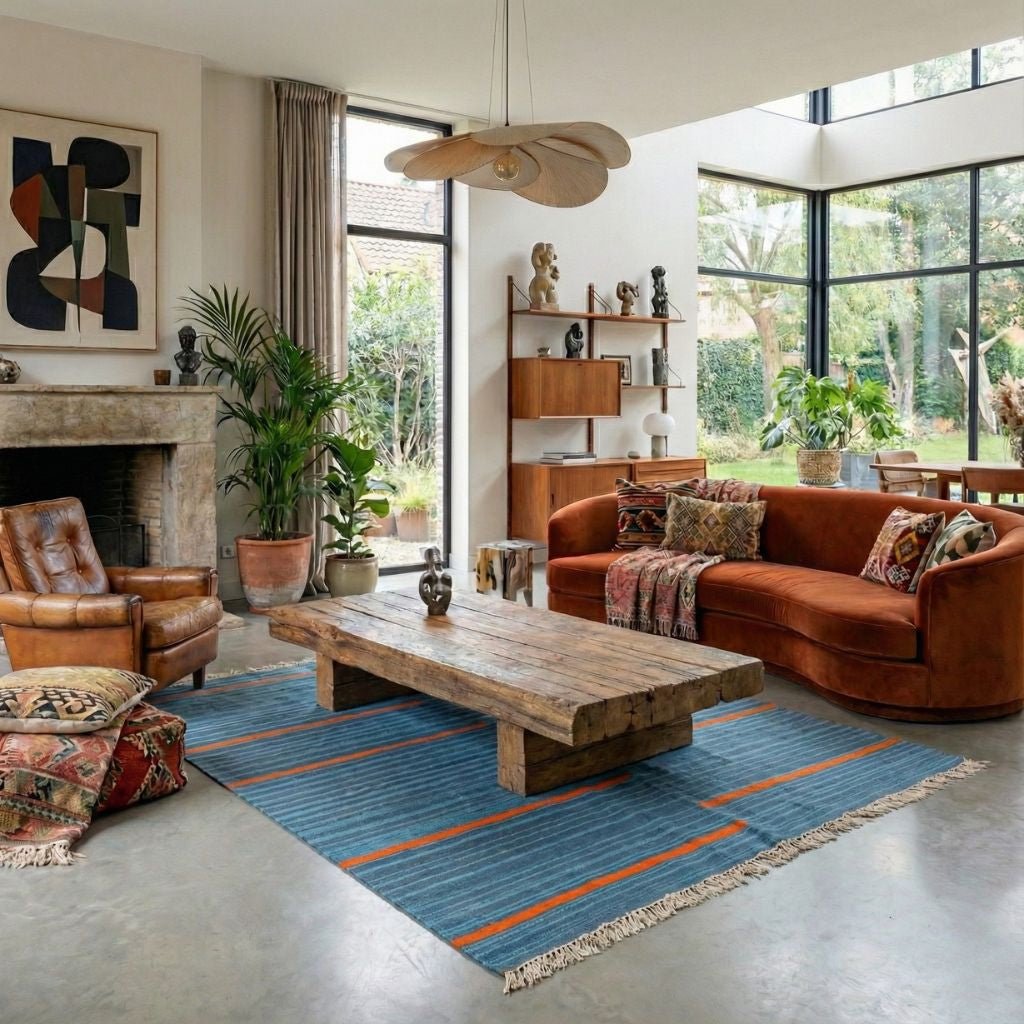 Ayar - Flatweave Moroccan rug - Benisouk