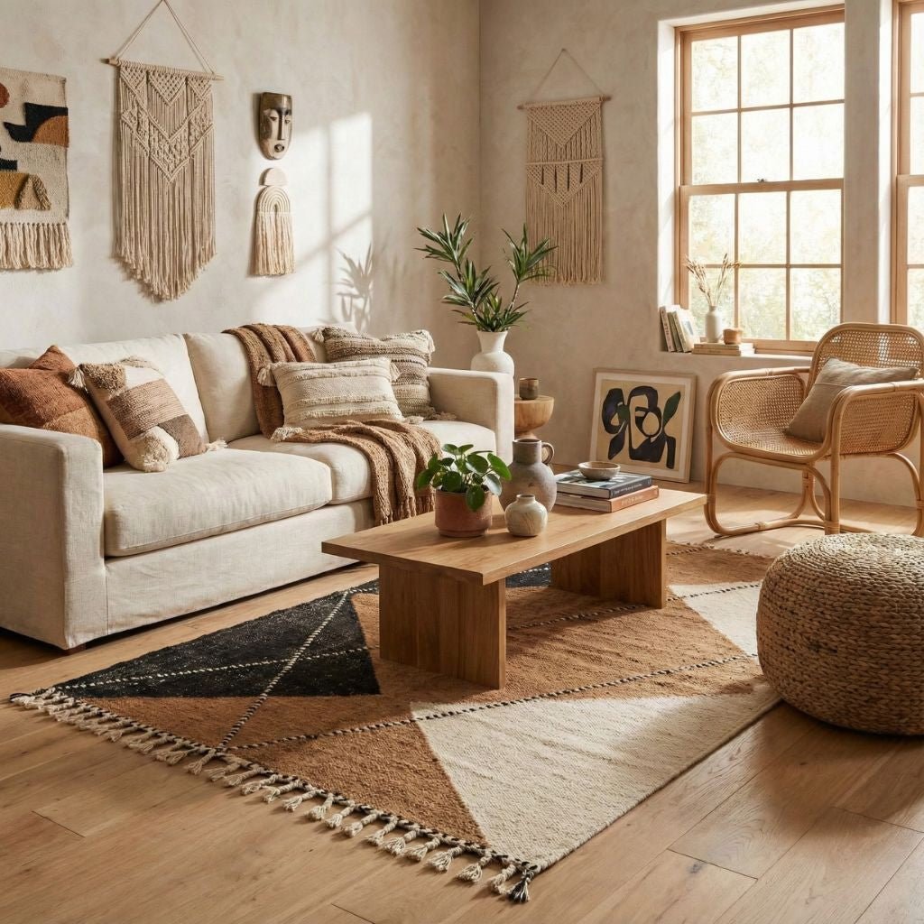 Azman - Flatweave Moroccan rug - Benisouk