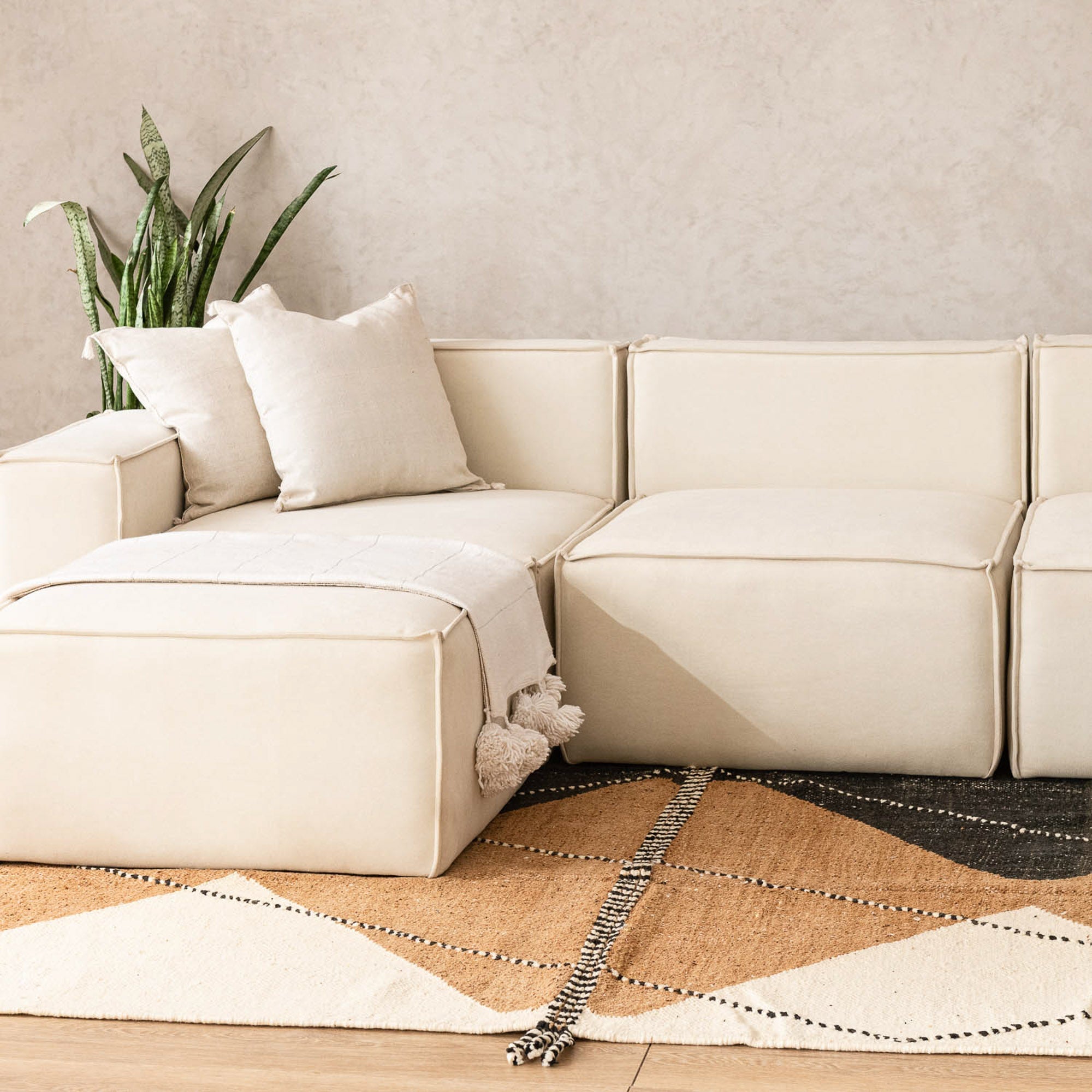 Azman - Flatweave Moroccan rug - Benisouk