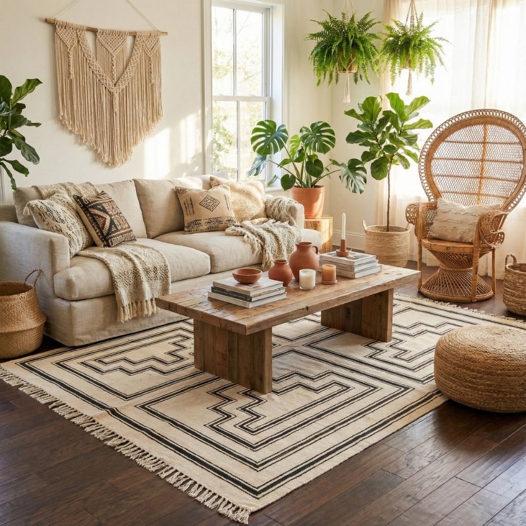 Azmar - Flatweave Moroccan rug - Benisouk