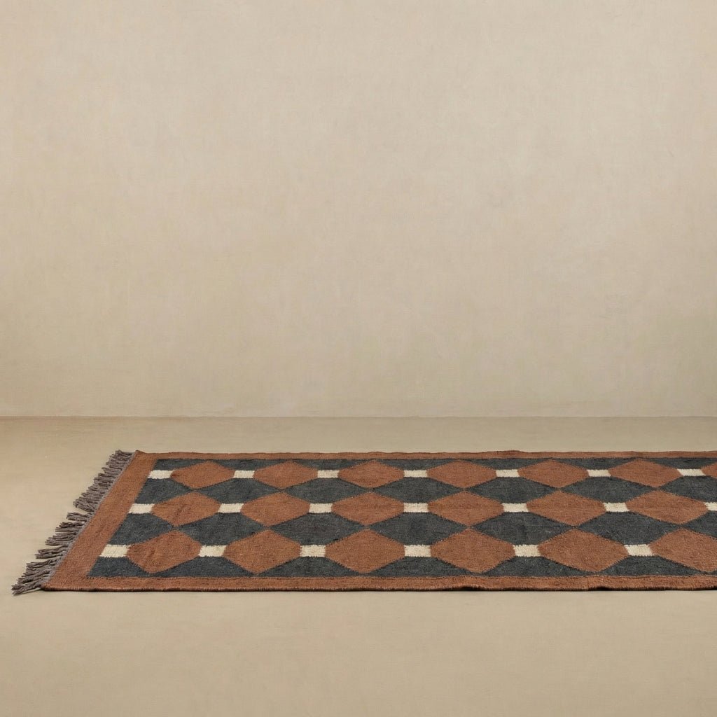 Azour - Flatweave Moroccan runner rug - Benisouk