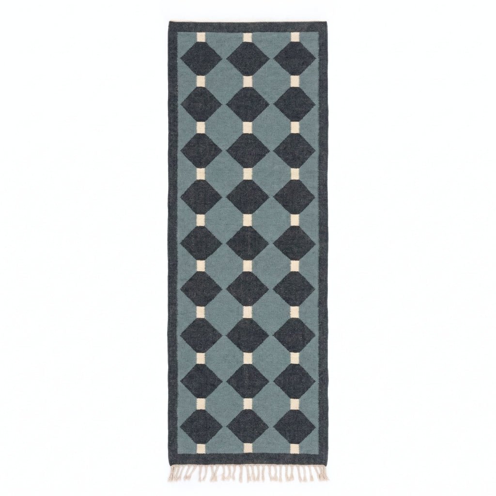 Azra - Flatweave Moroccan runner rug - Benisouk