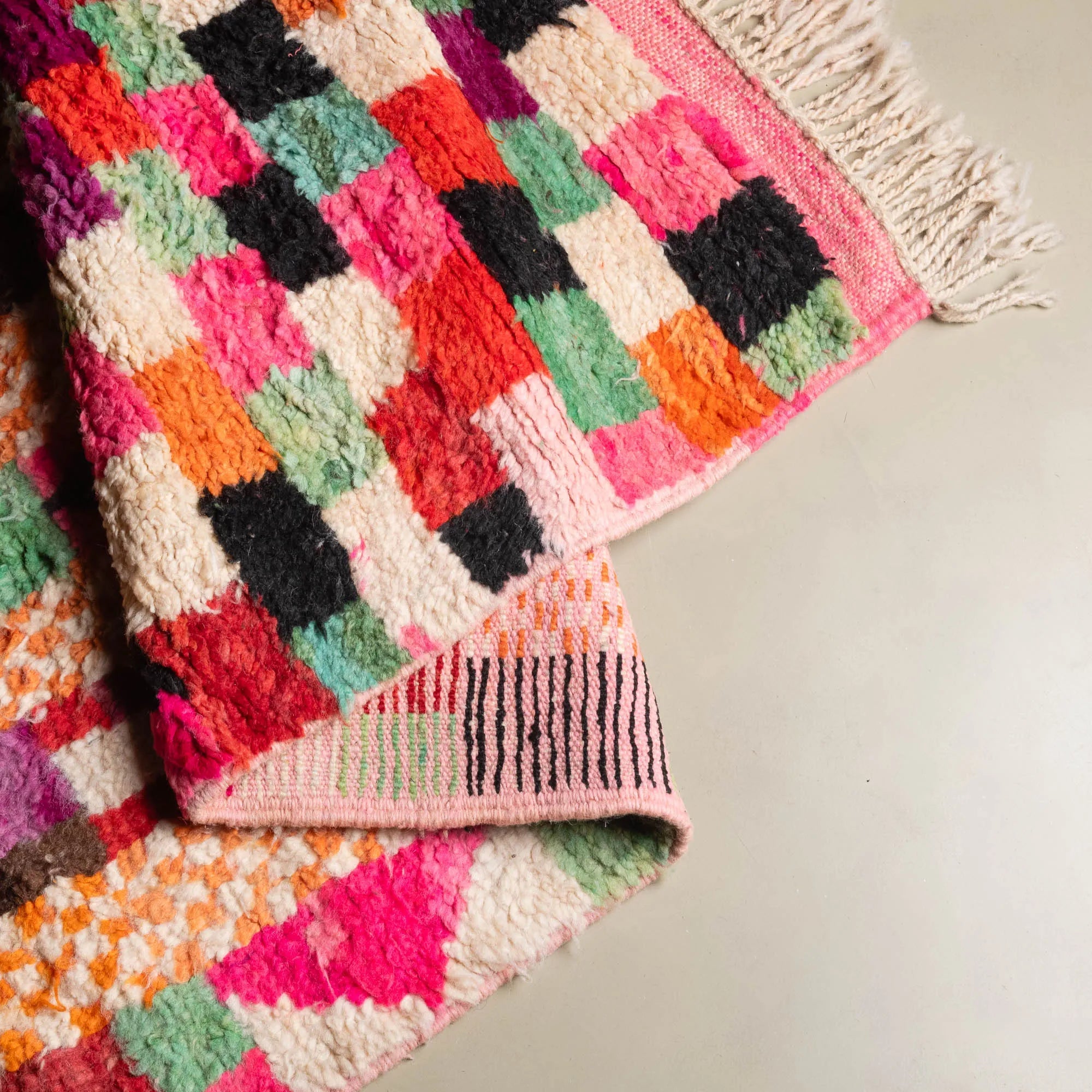 Azra - vintage boujad rug - Benisouk