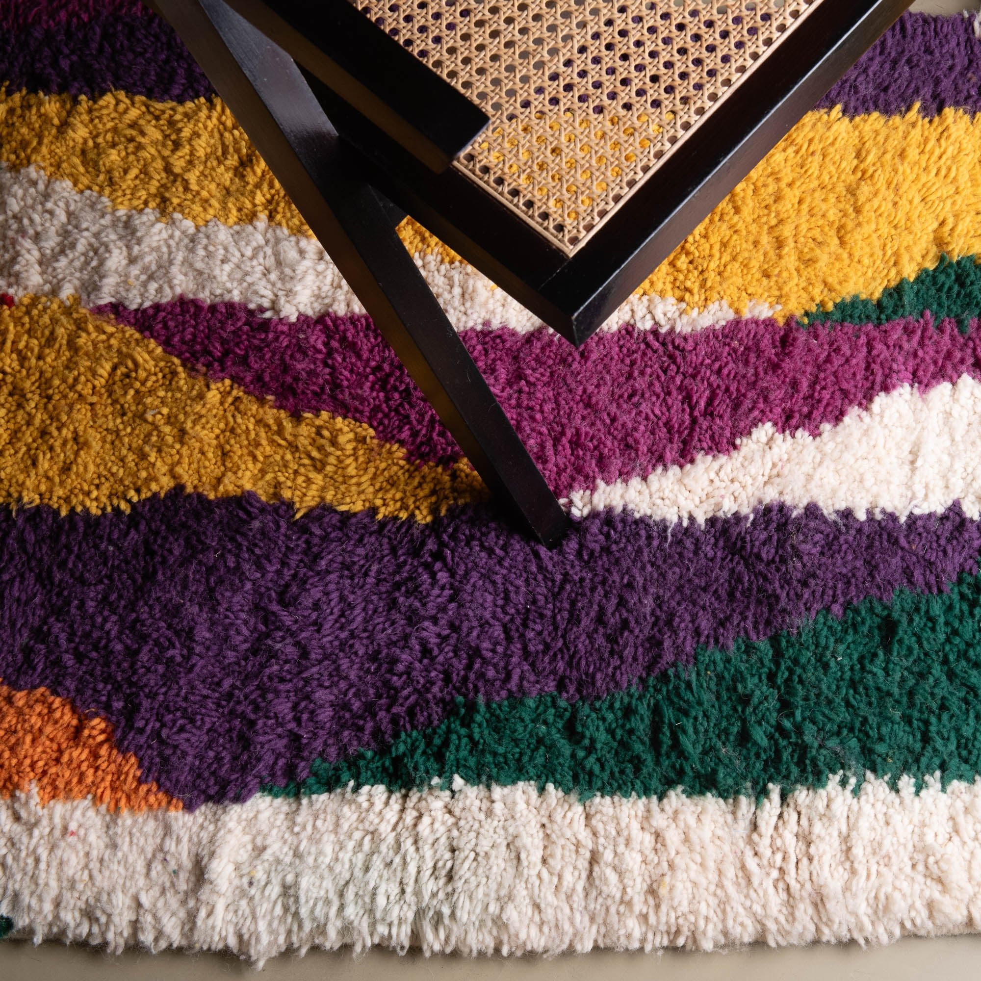 Bachira - Shag Moroccan runner rug - Benisouk