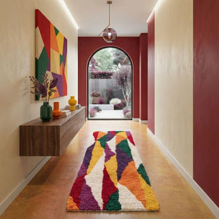 Bachira - Shag Moroccan runner rug - Benisouk