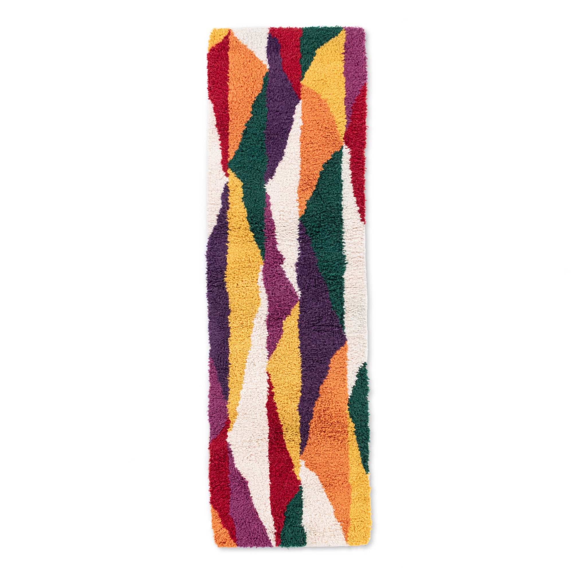 Bachira - Shag Moroccan runner rug - Benisouk