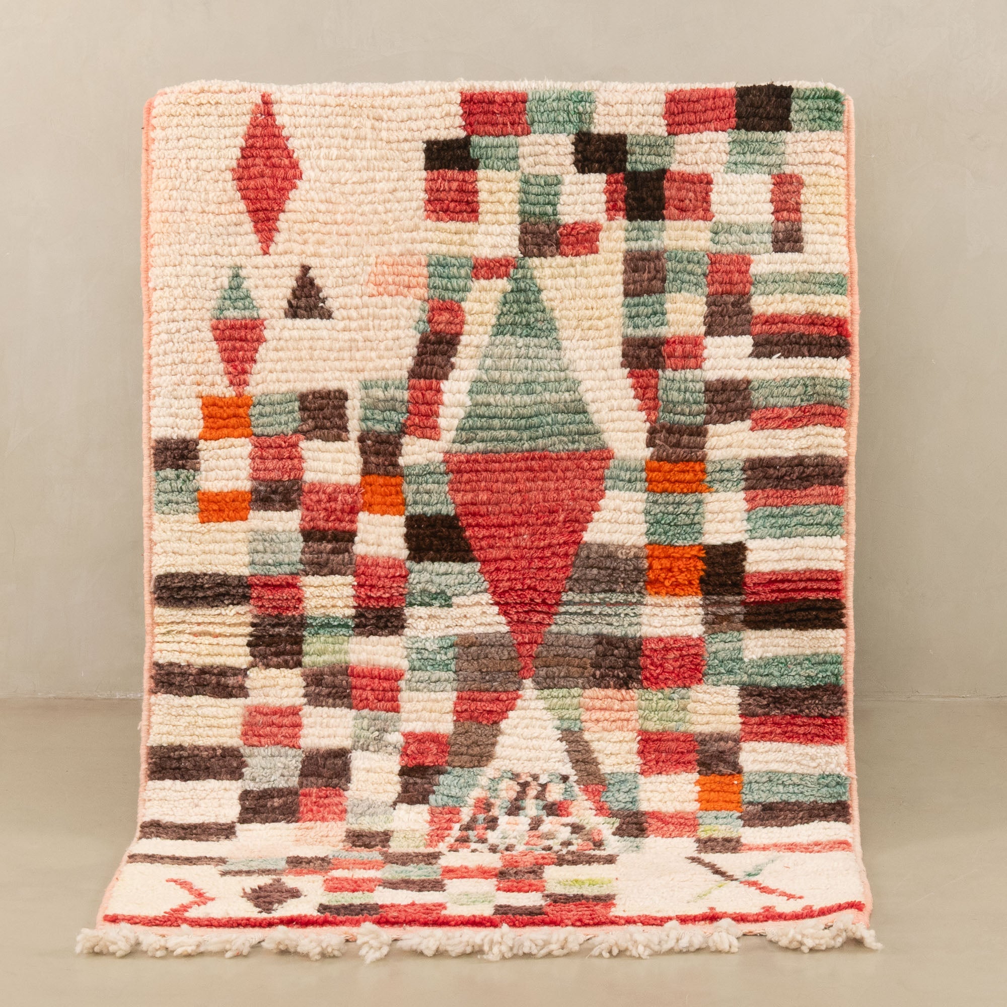 bader - vintage boujad rug - Benisouk