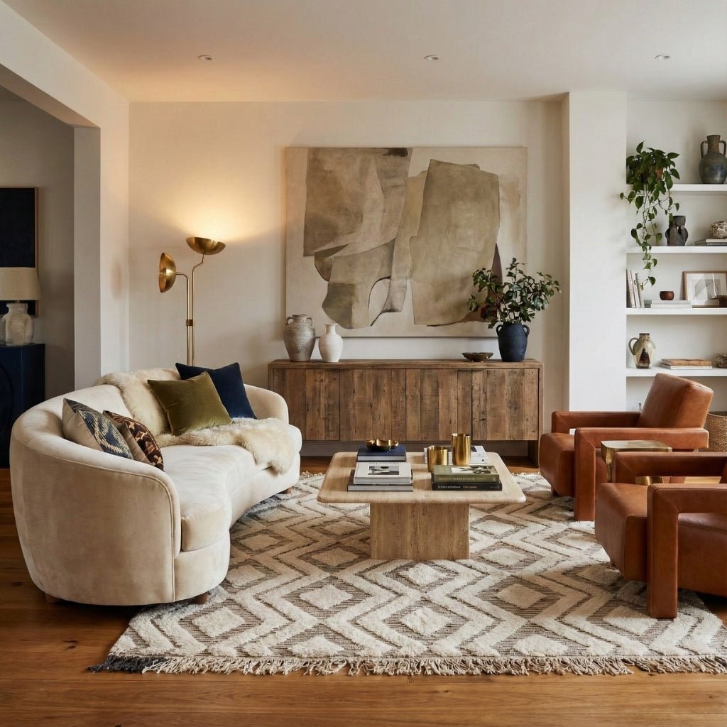 Badis - Flatweave Moroccan rug - Benisouk