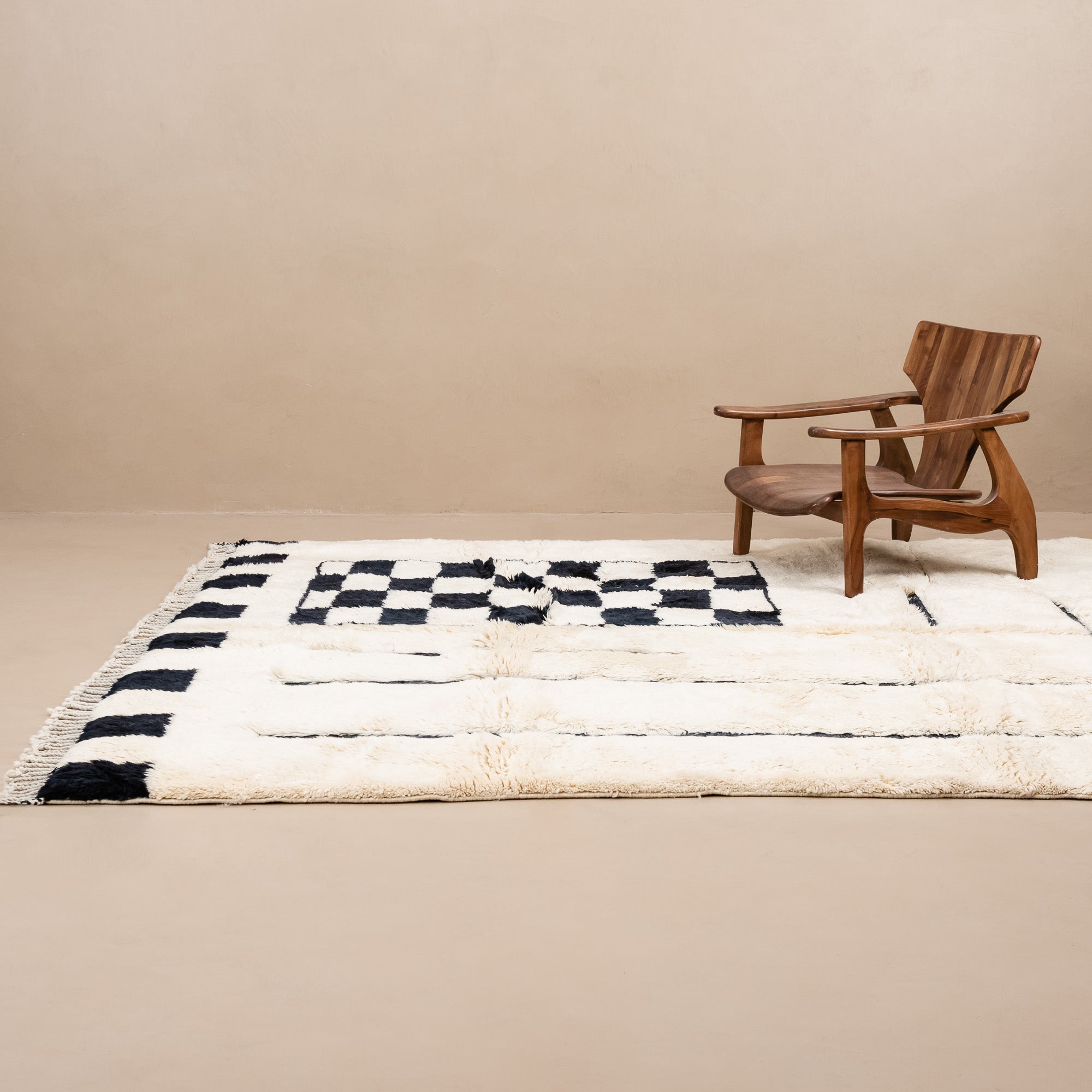 Badra - Luxury Shag Moroccan Rug - Benisouk