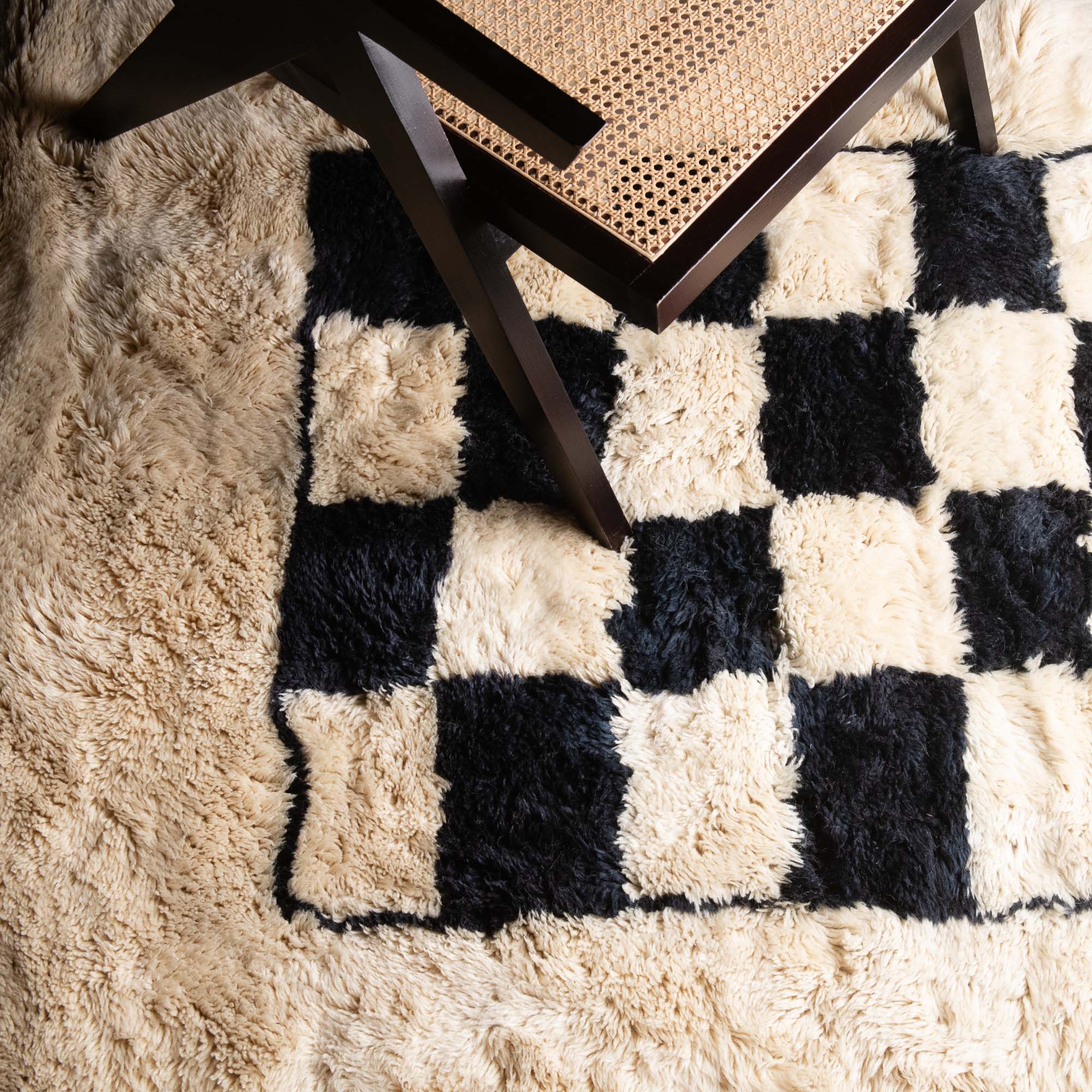 Badra - Luxury Shag Moroccan Rug - Benisouk