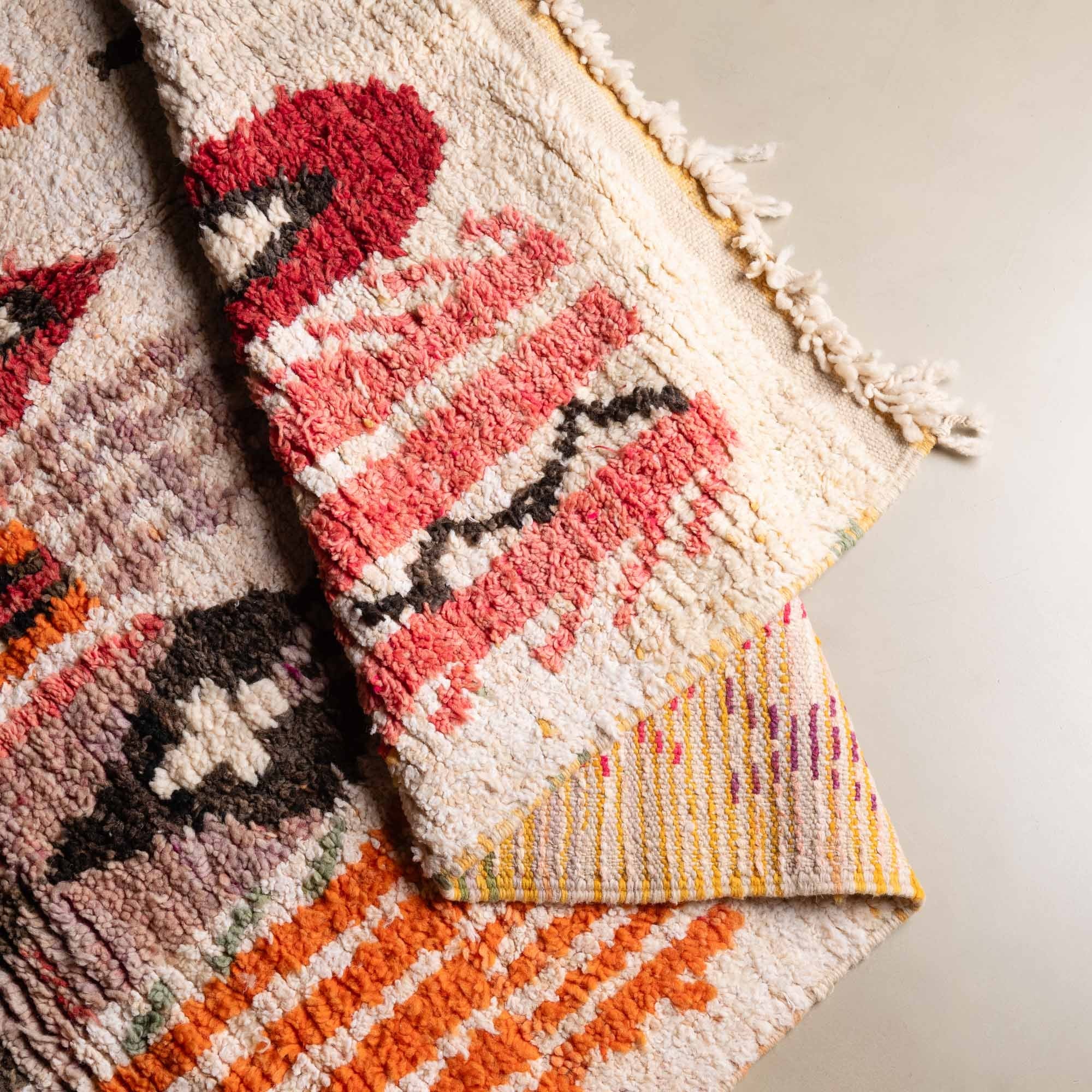 Bahar - vintage boujad rug - Benisouk