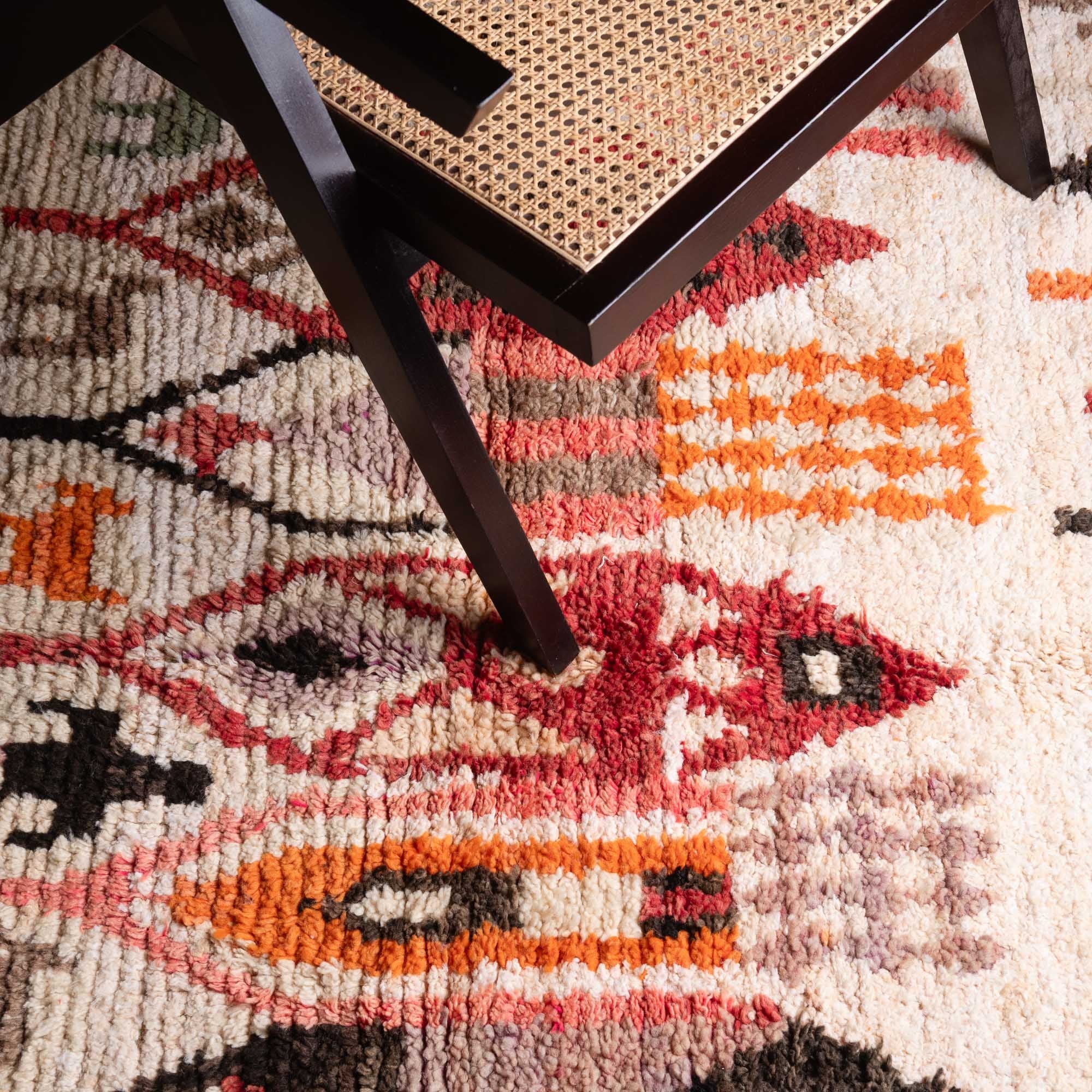 Bahar - vintage boujad rug - Benisouk