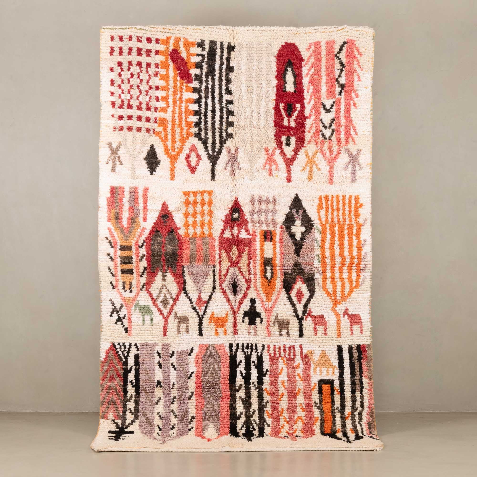 Bahar - vintage boujad rug - Benisouk