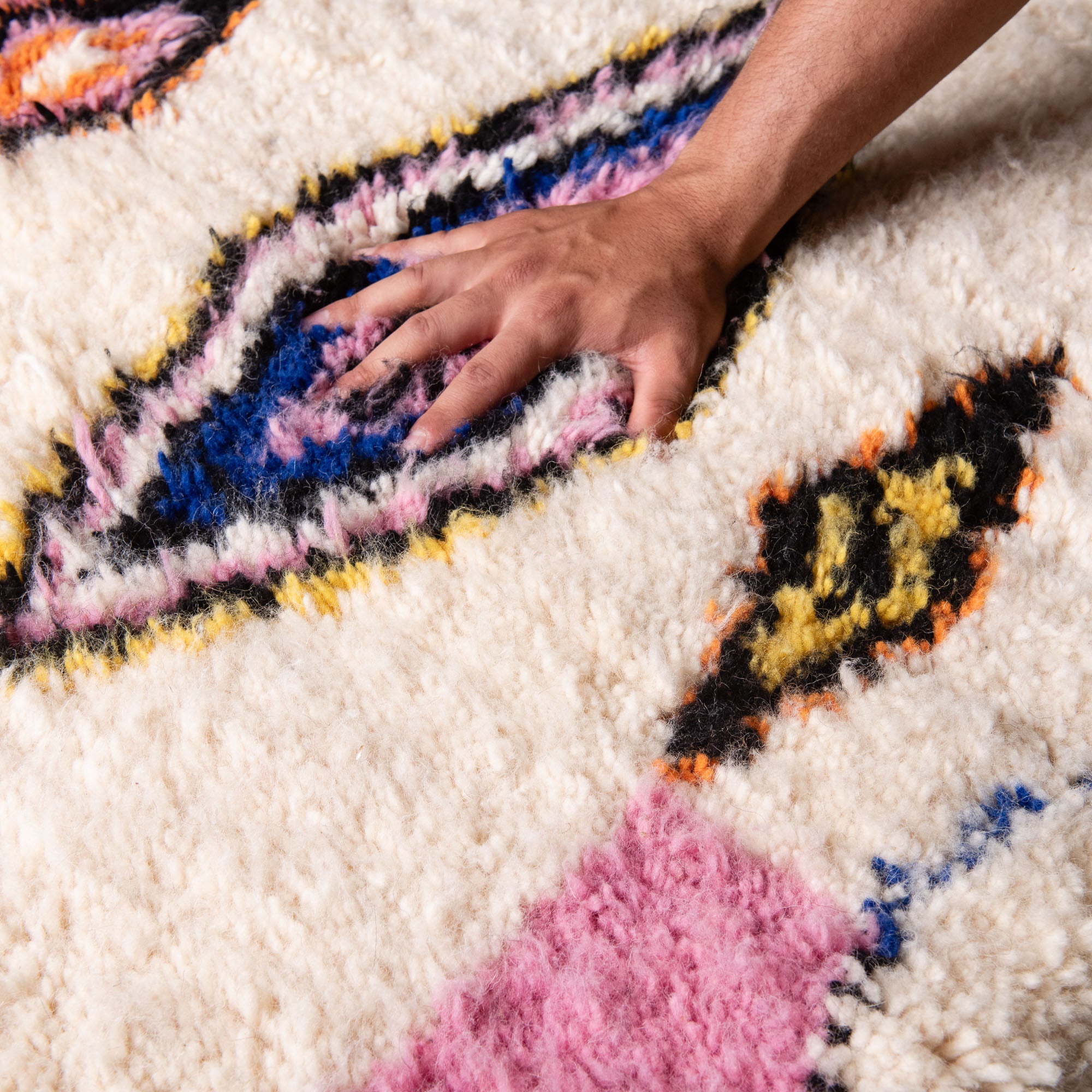 Bahia - Shag Moroccan runner rug - Benisouk