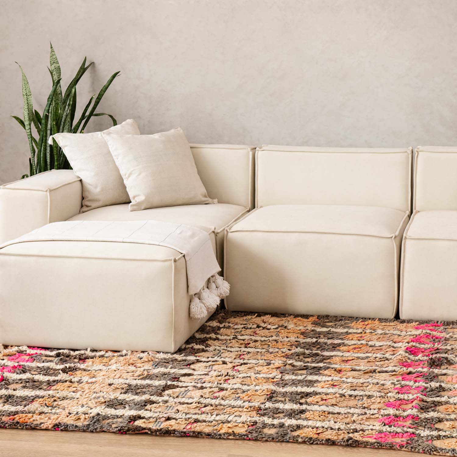 Bakezda - vintage boujad rug - Benisouk