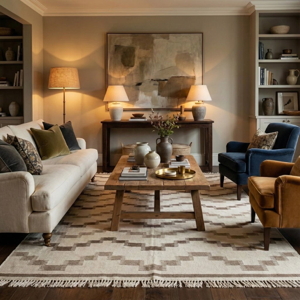 Basi - Flatweave Moroccan rug - Benisouk