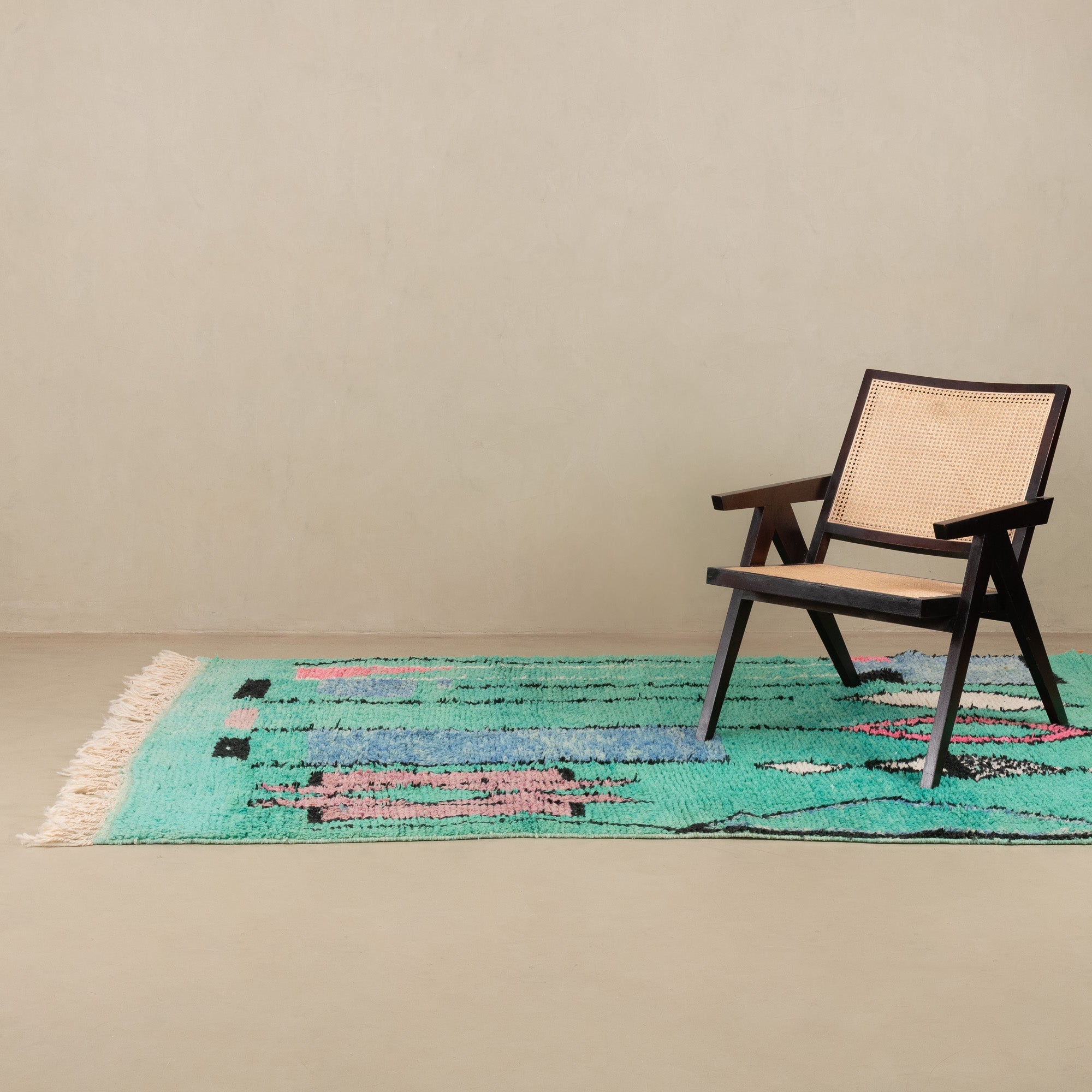 Bayram - vintage boujad rug - Benisouk