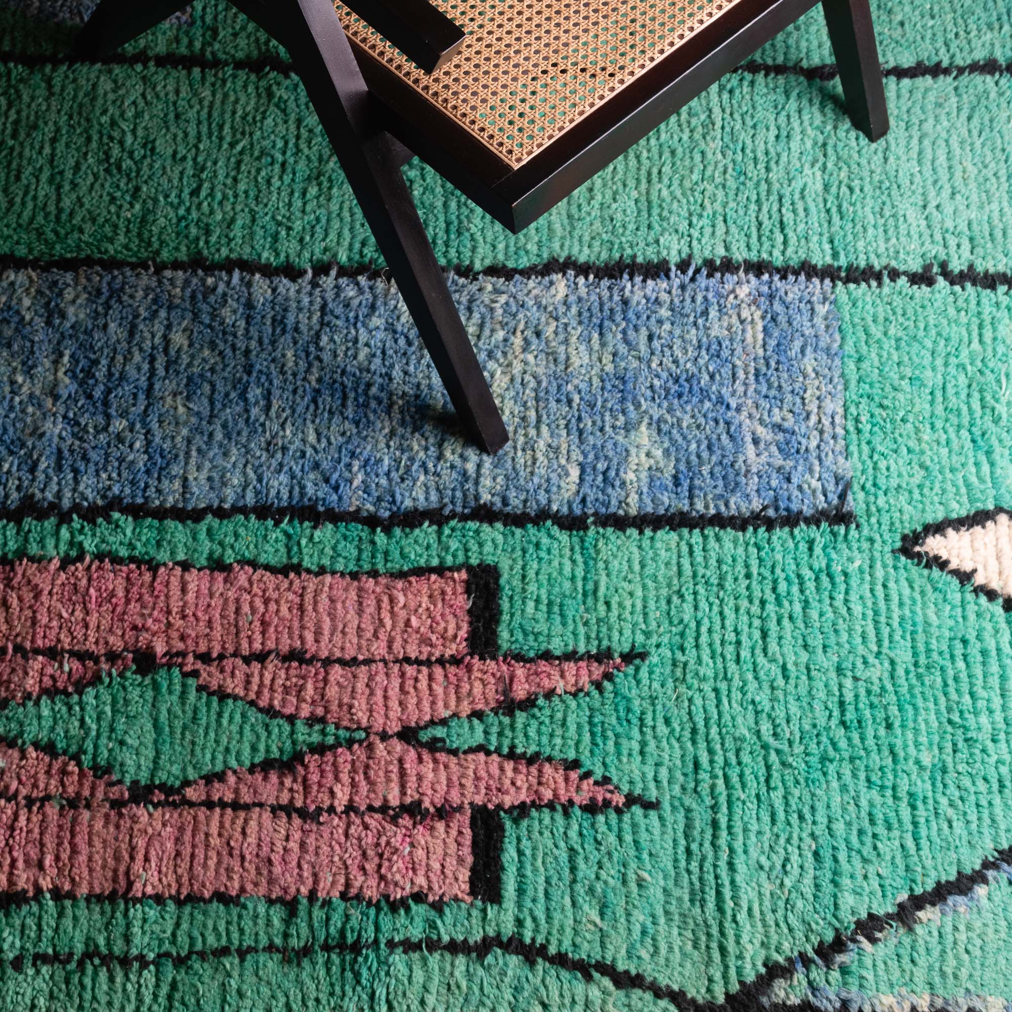 Bayram - vintage boujad rug - Benisouk