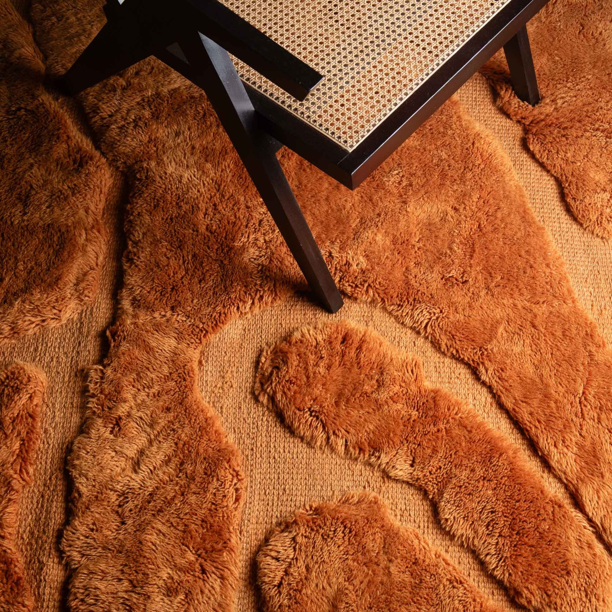 Berber Dunes - Luxury Shag Moroccan Rug - Benisouk