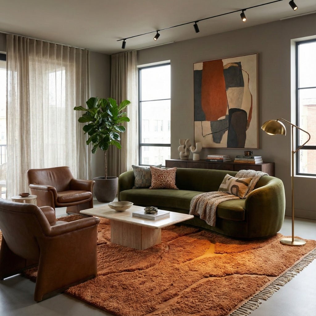 Berber Dunes - Luxury Shag Moroccan Rug - Benisouk