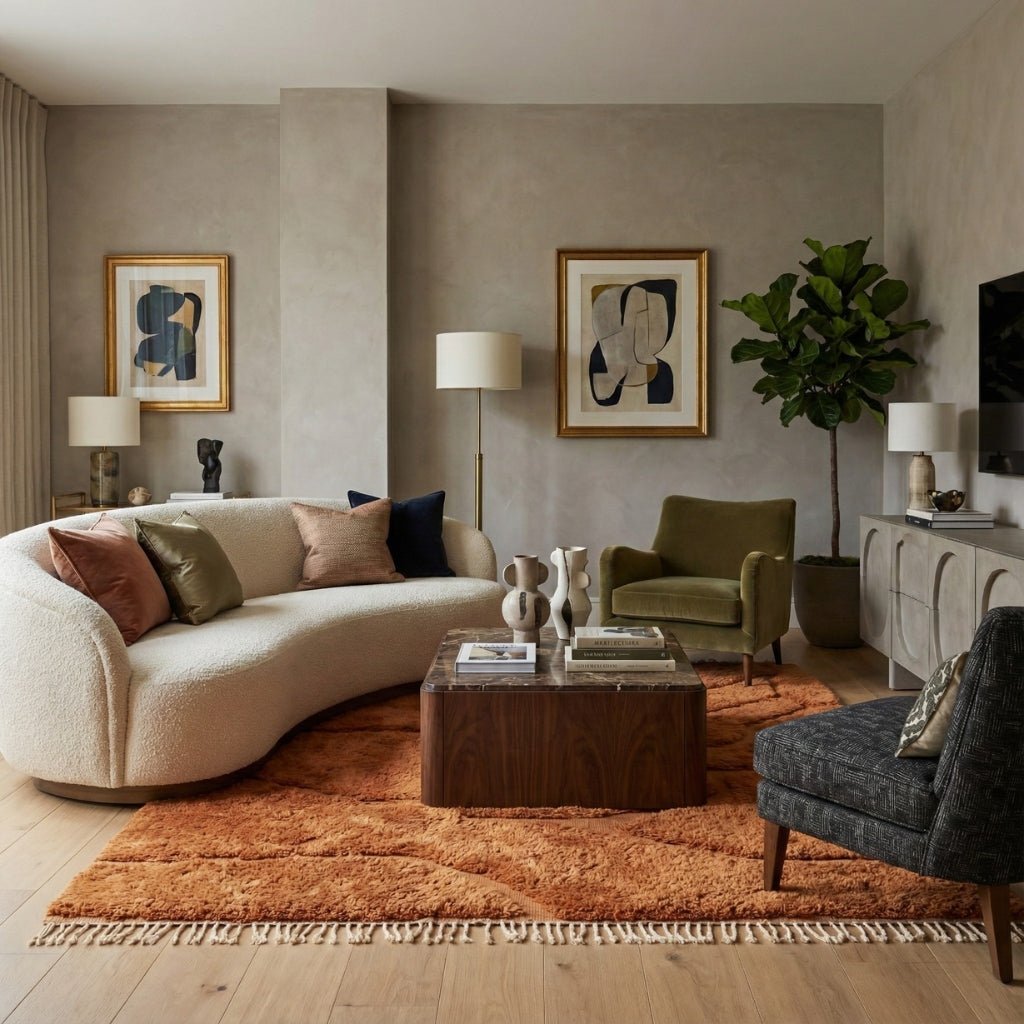 Berber Dunes - Luxury Shag Moroccan Rug - Benisouk