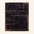 Black Sands Mirage - Luxury Shag Moroccan Rug