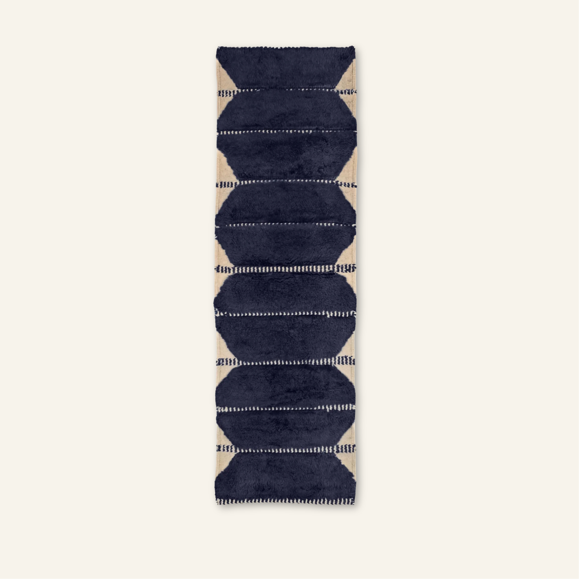 Blue Berry -  Luxury Shag Moroccan Runner Rug