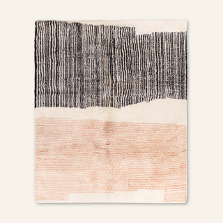 Blush Divide - Luxury Shag Moroccan Rug
