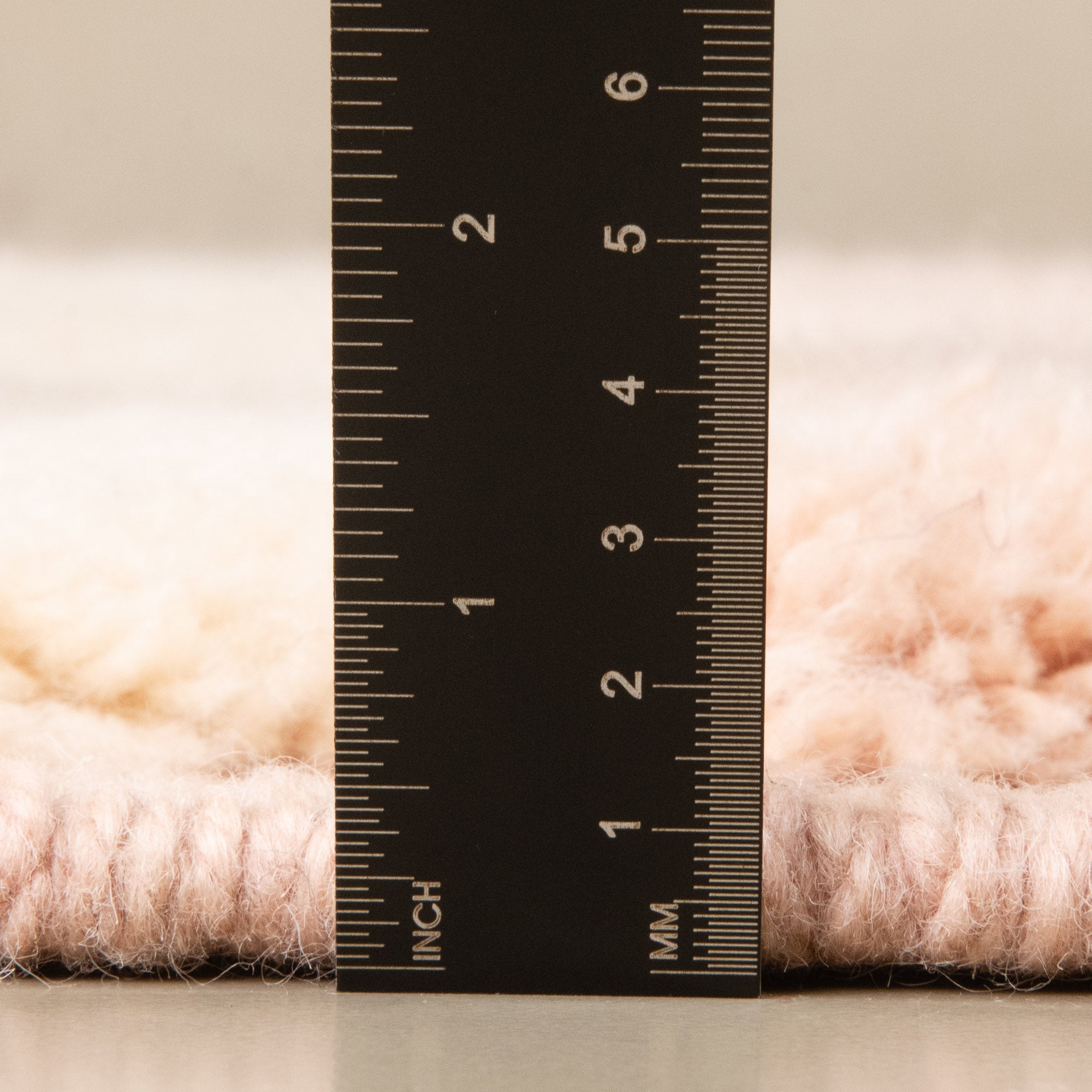 Blush Timber - Luxury Shag Moroccan Rug - Benisouk