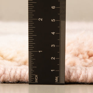 Blush Timber - Luxury Shag Moroccan Rug - Benisouk