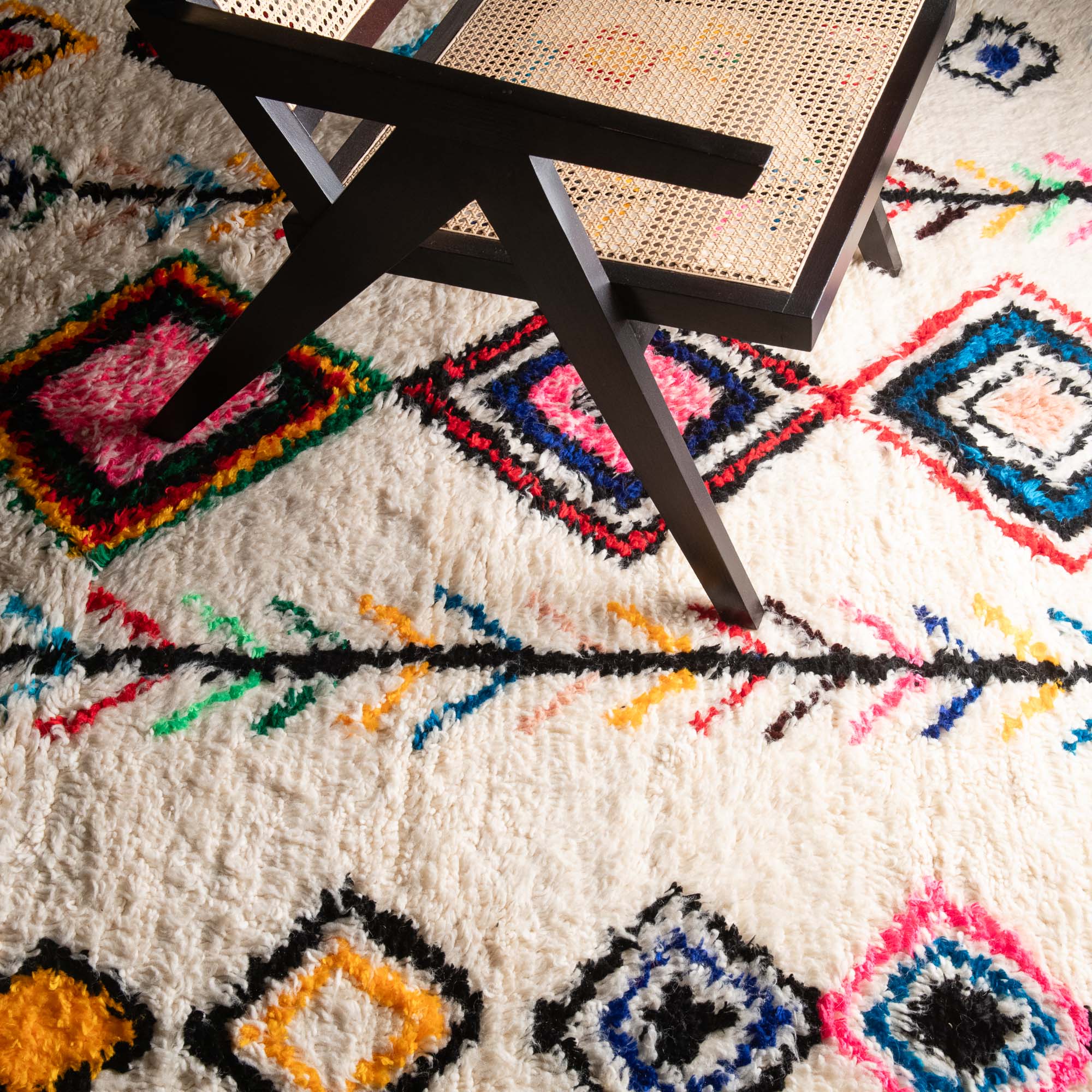 Bochra - Shag Moroccan rug - Benisouk