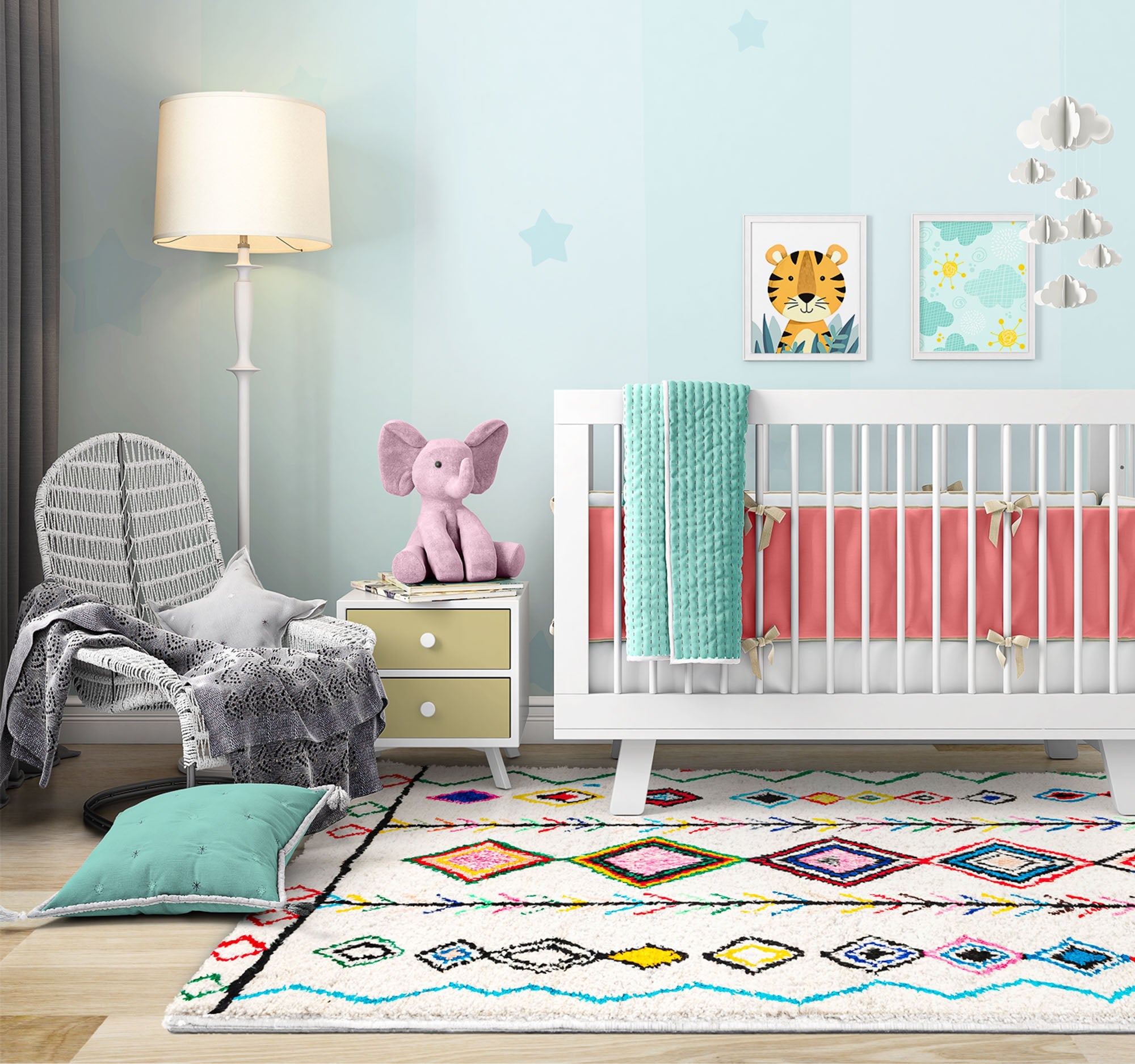 Bochra - Shag Moroccan rug - Benisouk