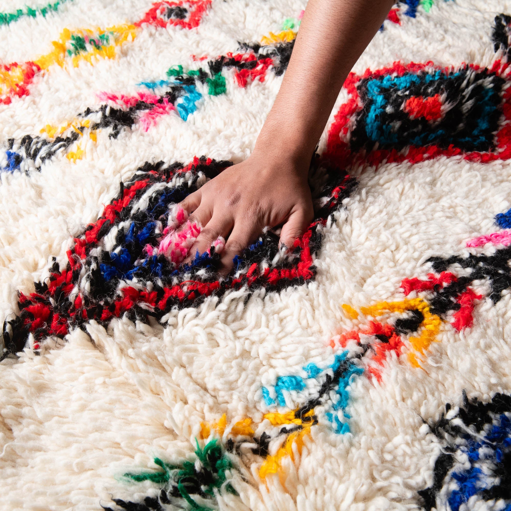 Bochra - Shag Moroccan rug - Benisouk