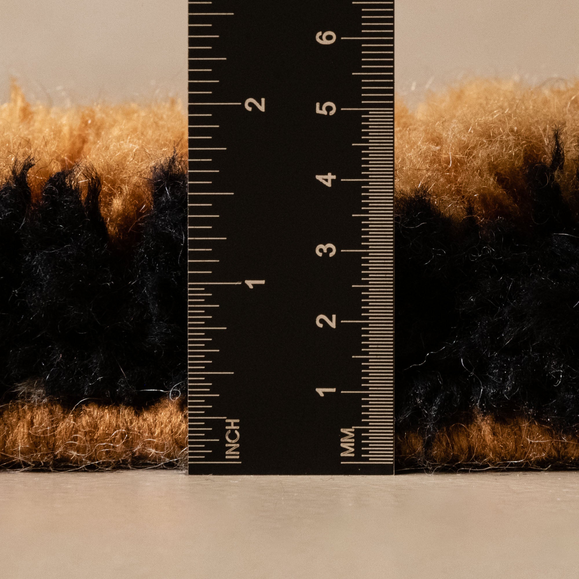 Bronze Grid - Luxury Shag Moroccan Runner Rug - Benisouk