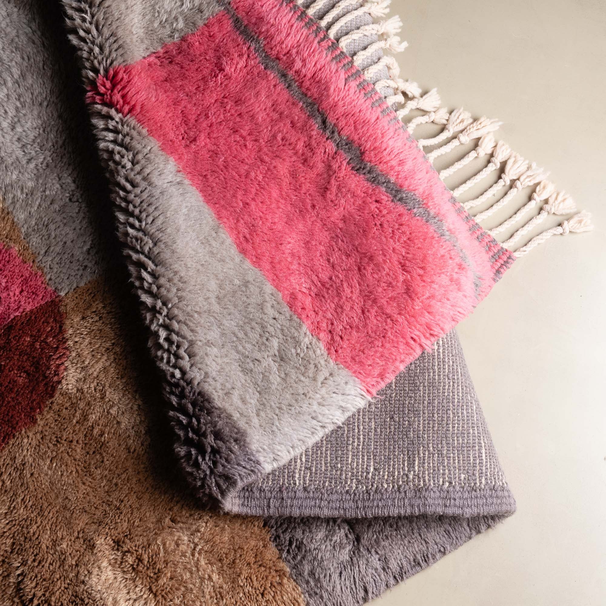 Celestial Geometries - Luxury Shag Moroccan Rug - Benisouk