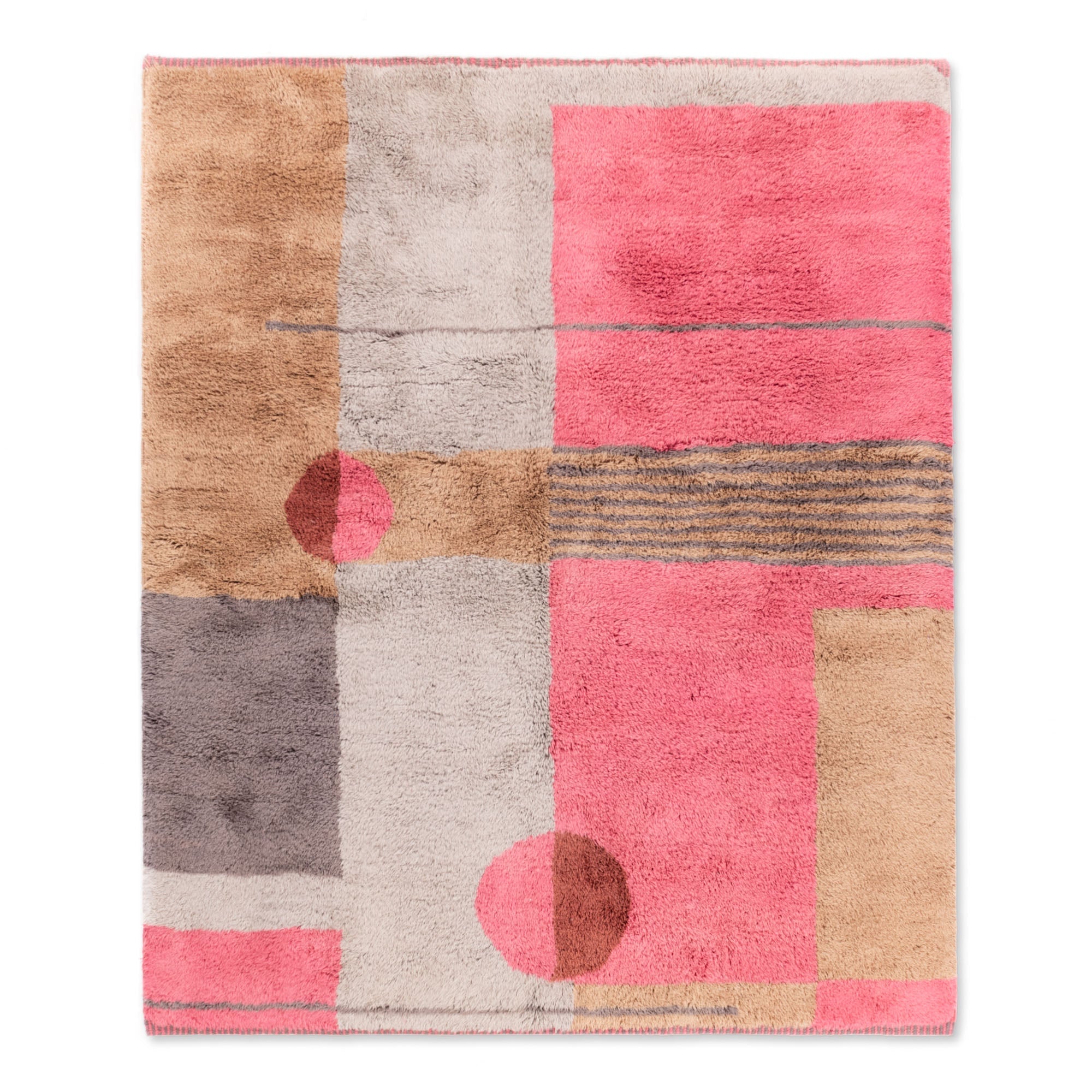 Celestial Geometries - Luxury Shag Moroccan Rug - Benisouk