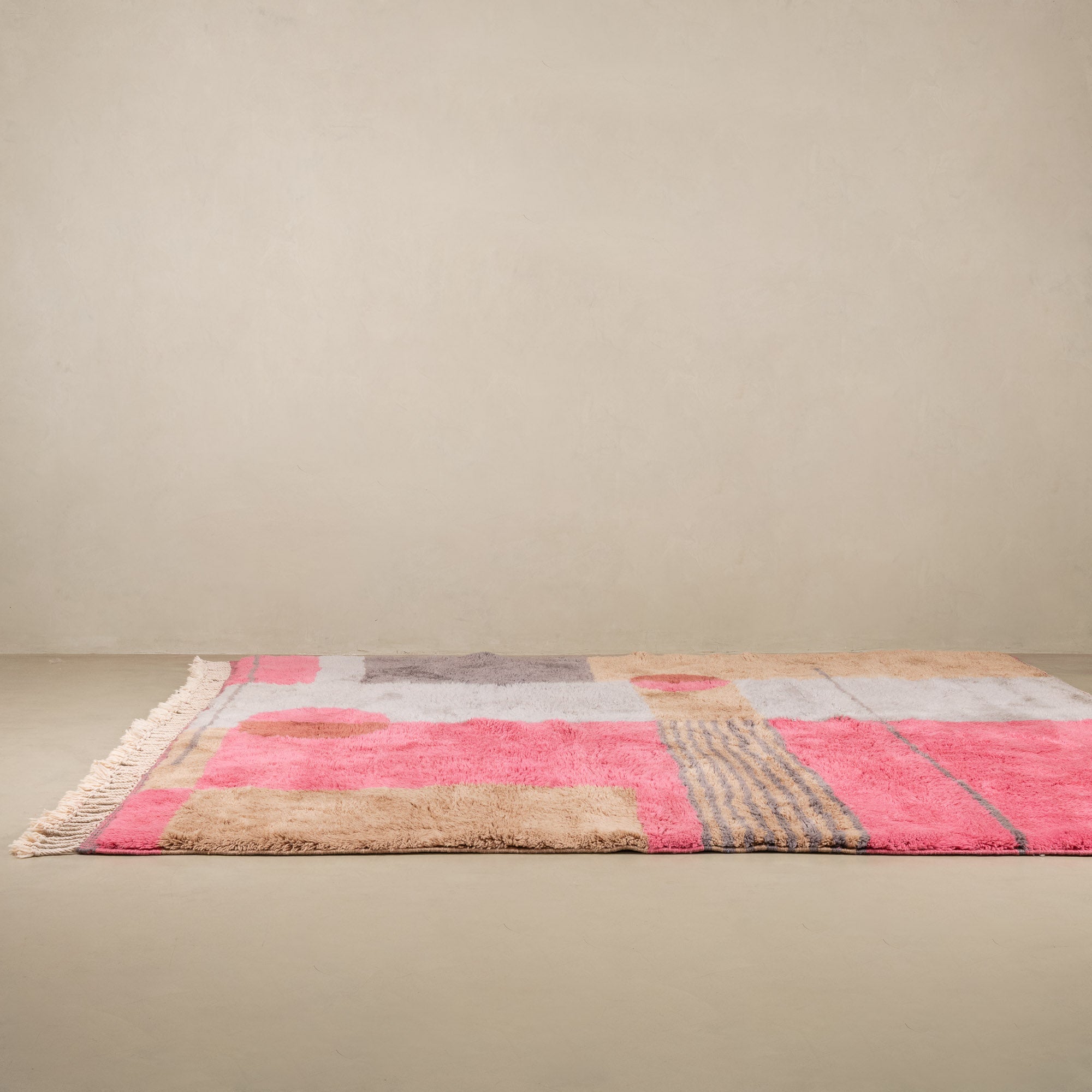 Celestial Geometries - Luxury Shag Moroccan Rug - Benisouk